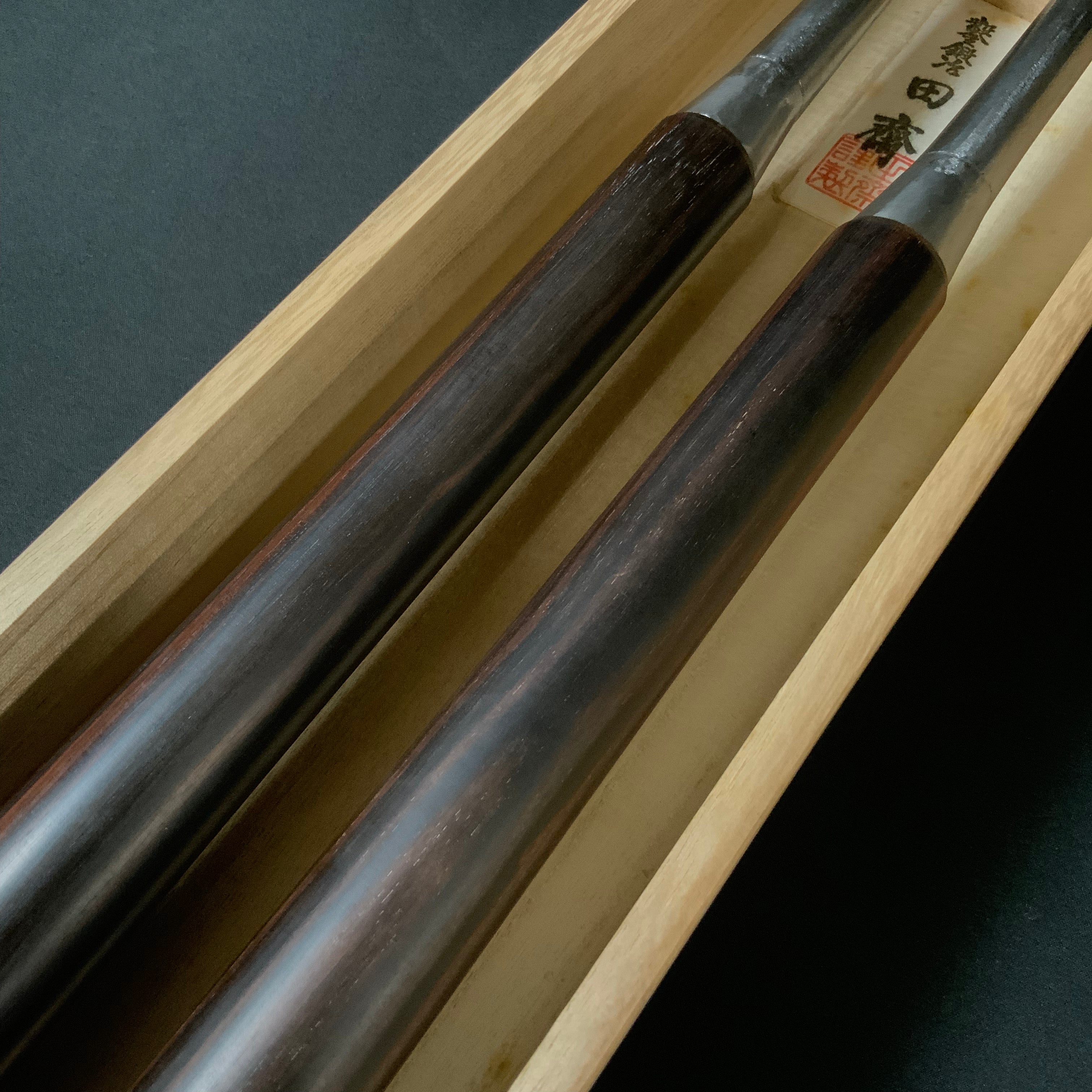 Tasai Slick Chisels set (Ootsuki-nomi, Hontsuki-Nomi) 田斎 本突き組鑿 48,24mm