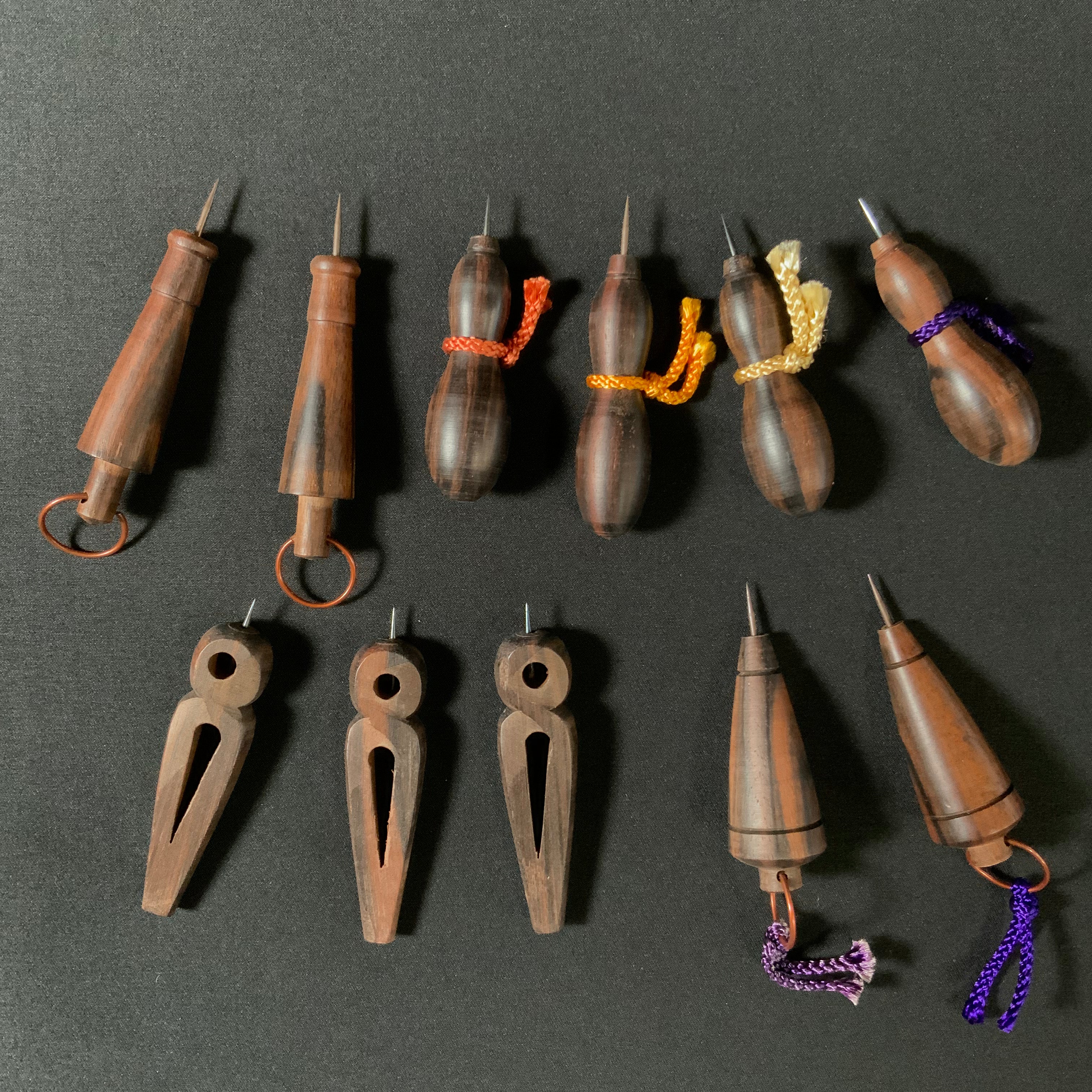 Japanese Carpenter wooden karuko pins for sumitsubo (Karuko) 木製 黒檀 工芸 カルコ