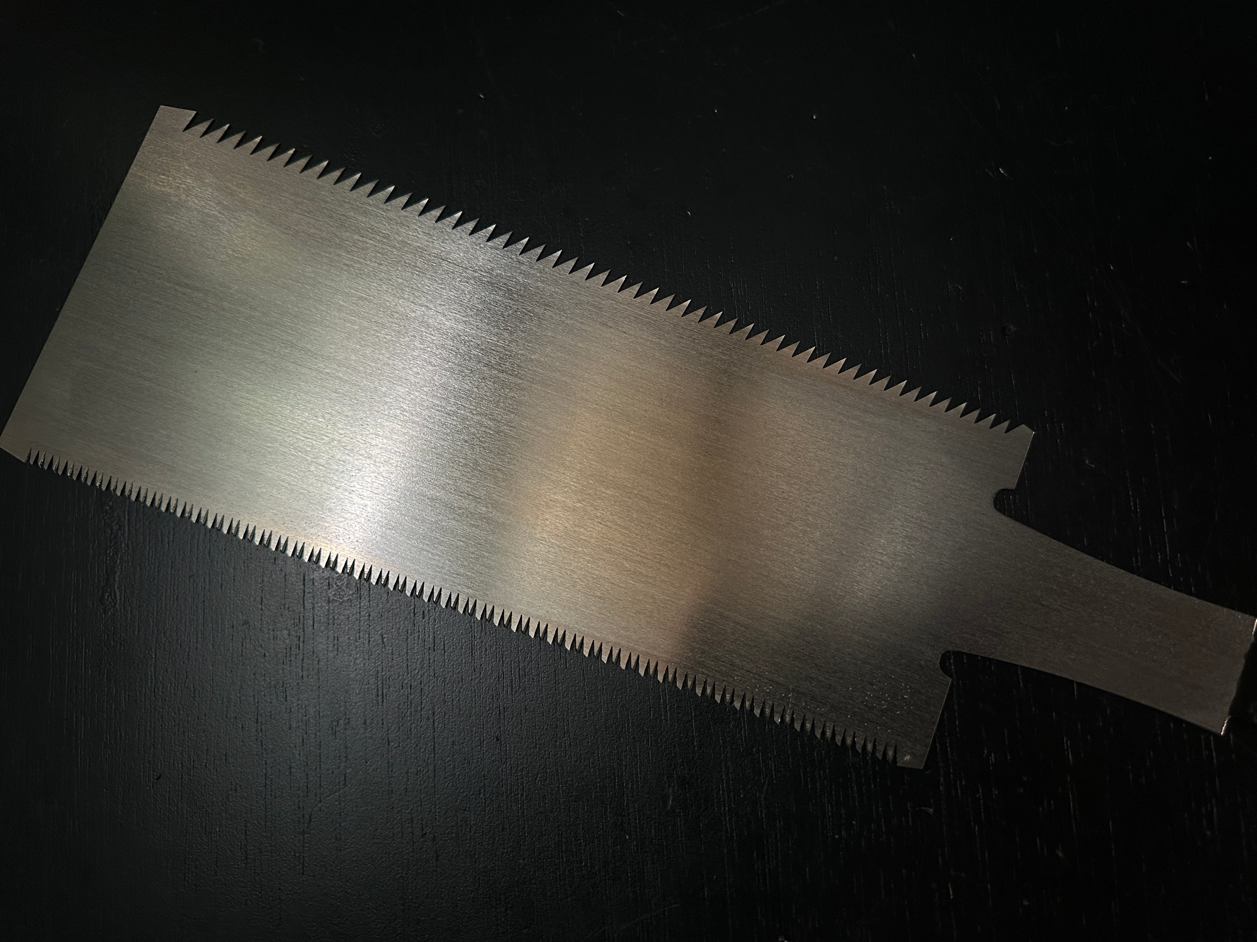 Old stock Oba Shoichiro Double Edge (Ryoba) Hand Made Saw by 265mm 掘出し物 大場正一郎作 両刃鋸 265mm