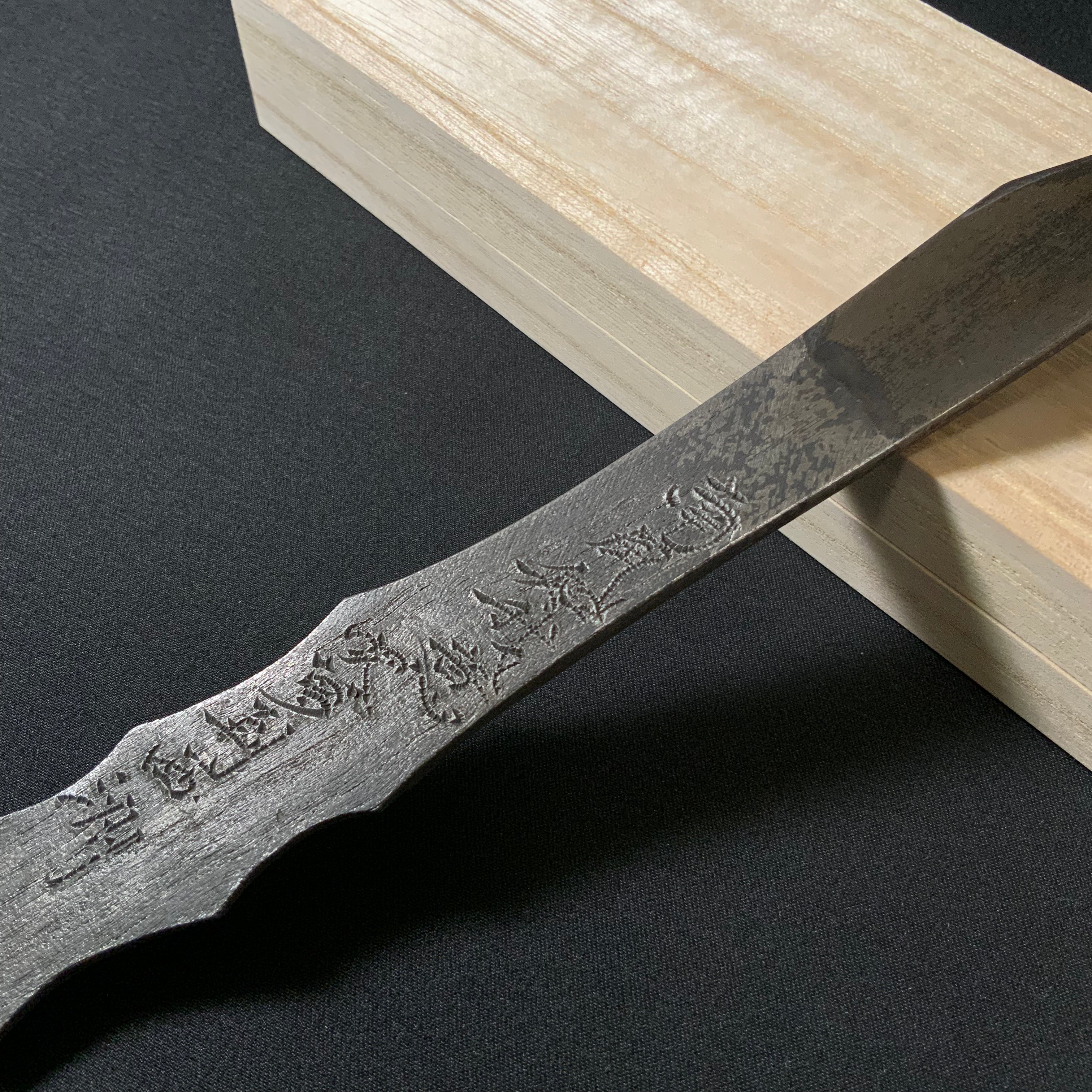 Dream to the West Right hand Kiridashi kinfe by Sozen Carving 南風知我意 吹夢到西洲 素全作 切出し小刀 右 20mm