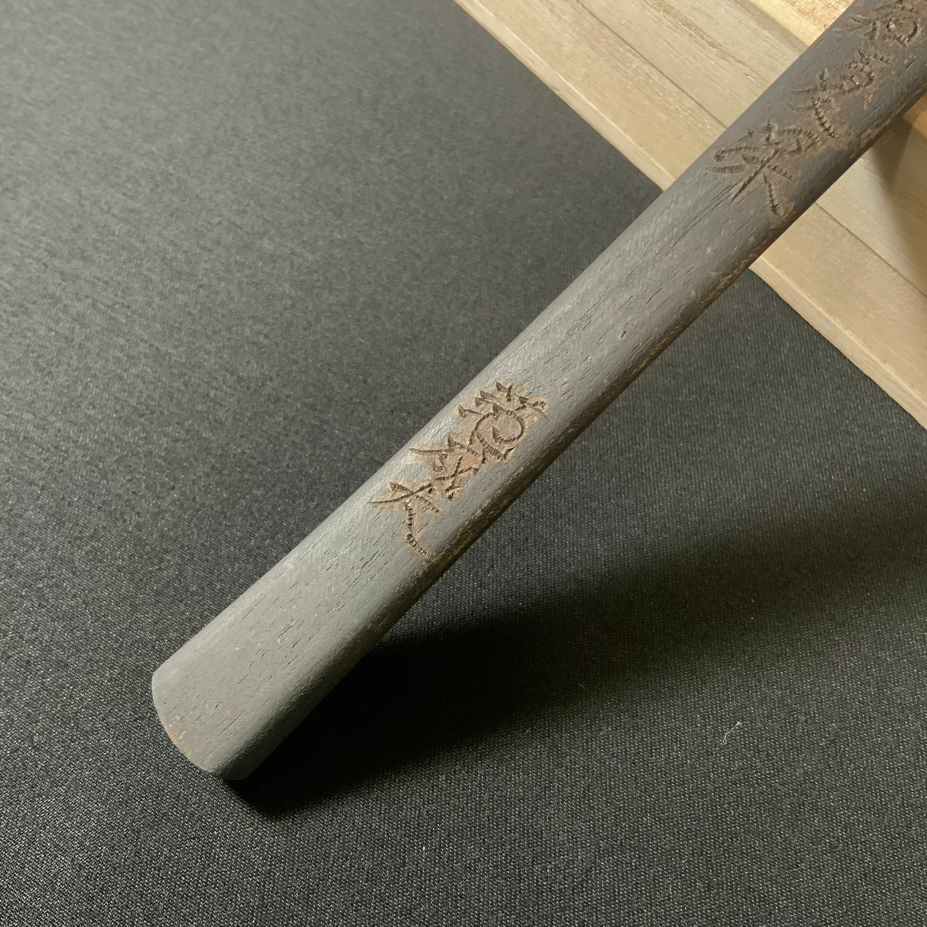 Deep Summer Right hand Kiridashi kinfe by Sozen Carving 一晴方知夏深 範成大 素全作 切出し小刀 右 15mm