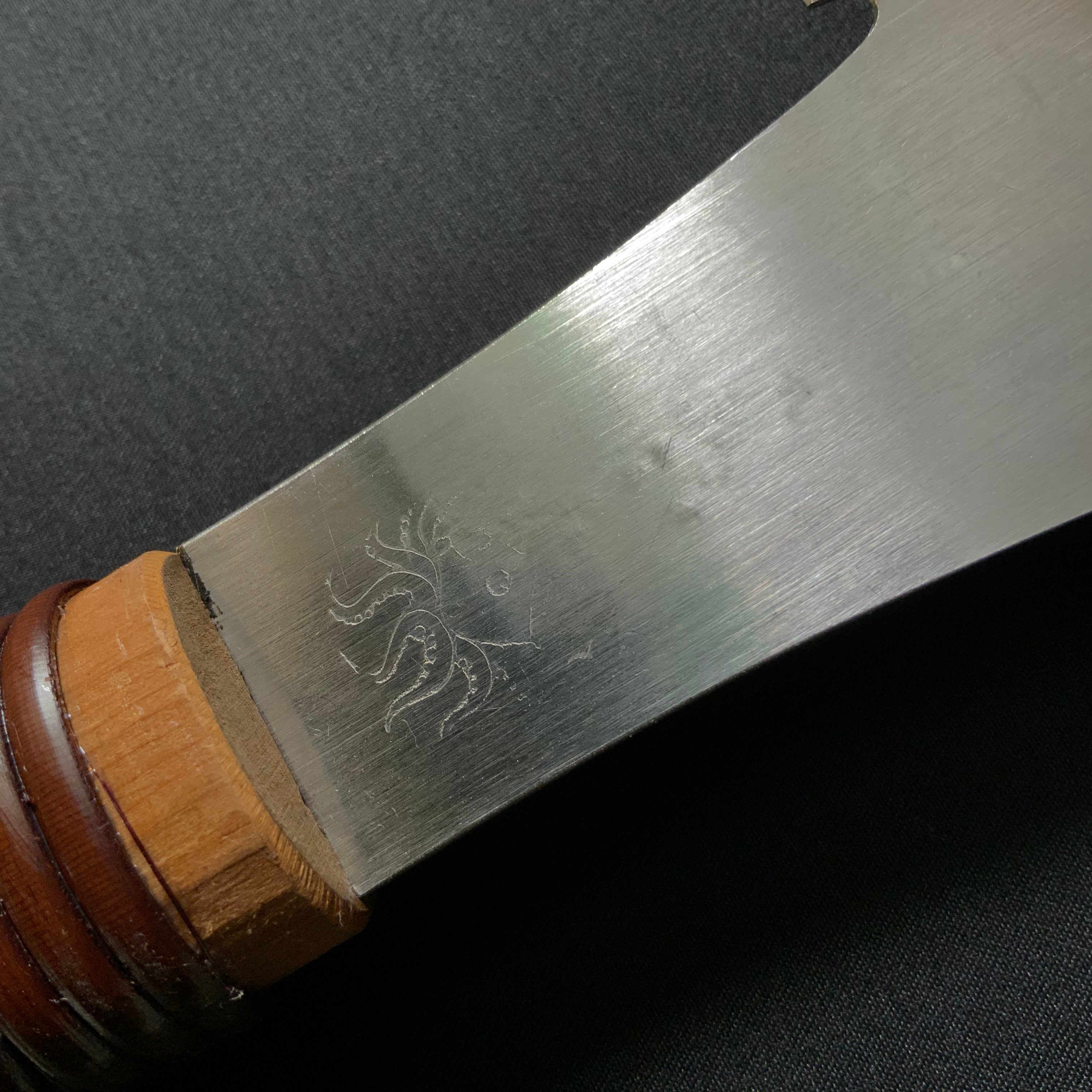 #215 SINSUI NAKAYA Nagakatsu Double Edge Saw Eddy Type Handles set For Hard Wood 中屋 深水 長勝鋸 渦巻き柄 両刃鋸 広葉材用 240mm