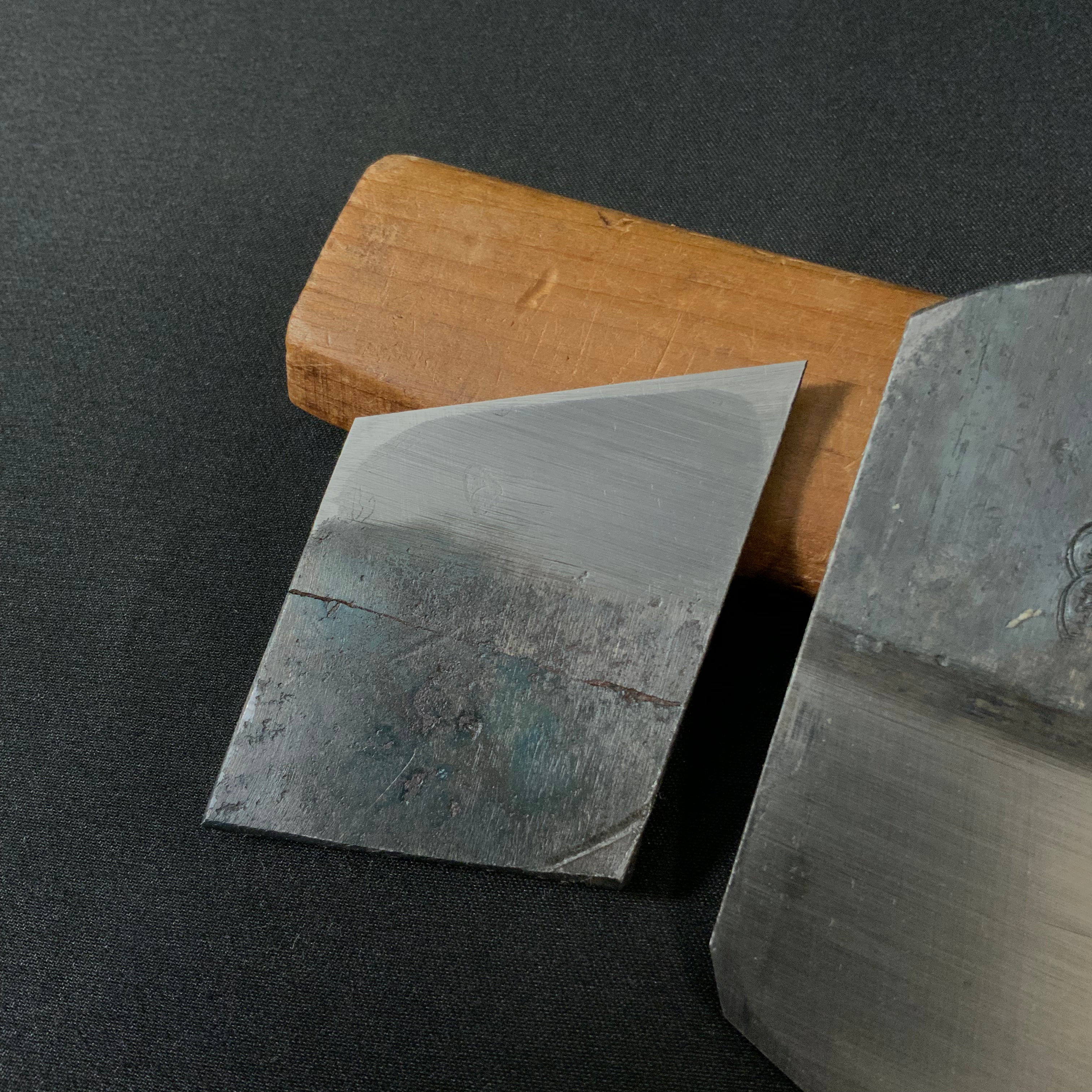 Tenhiro Mini Rabbet Planes by Seikichi Sekikawa with blue steel 42mm 関川誠吉作 豆際鉋 天弘 青紙一号鋼 42mm