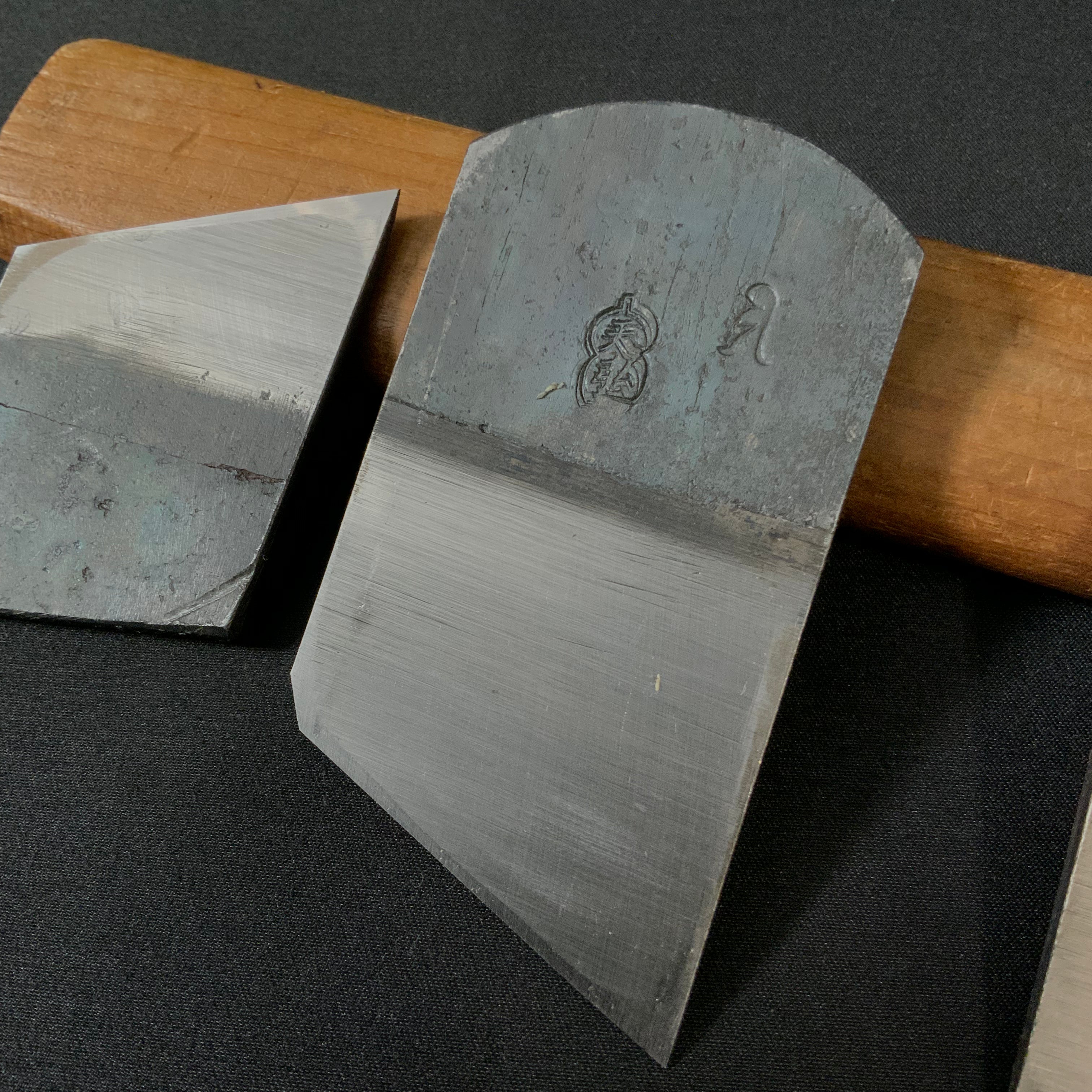Tenhiro Mini Rabbet Planes by Seikichi Sekikawa with blue steel 42mm 関川誠吉作 豆際鉋 天弘 青紙一号鋼 42mm
