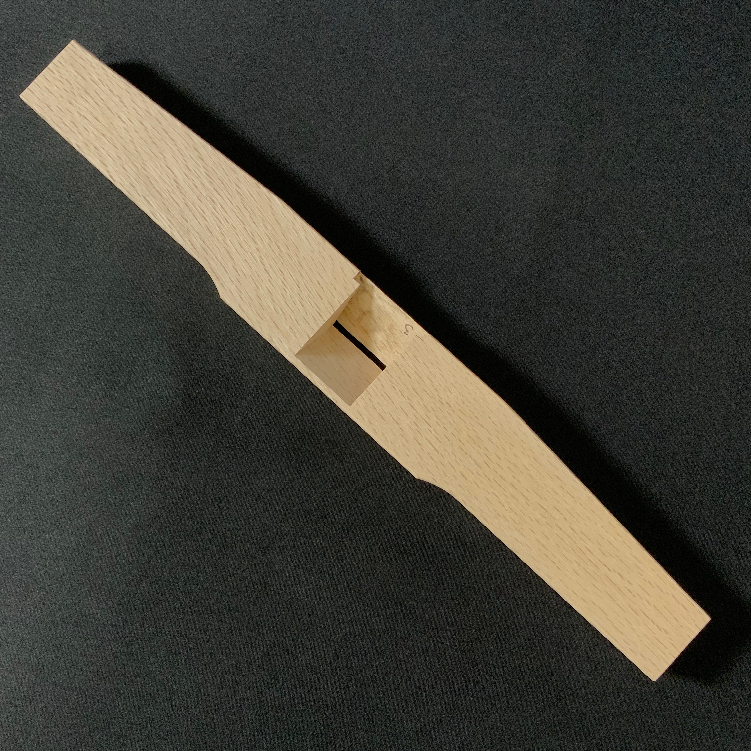 似鳥透作 雛鳥 南京鉋 半生地 Hinadori Spokeshave Plane (Nankin Kanna) by Toru Nitadori