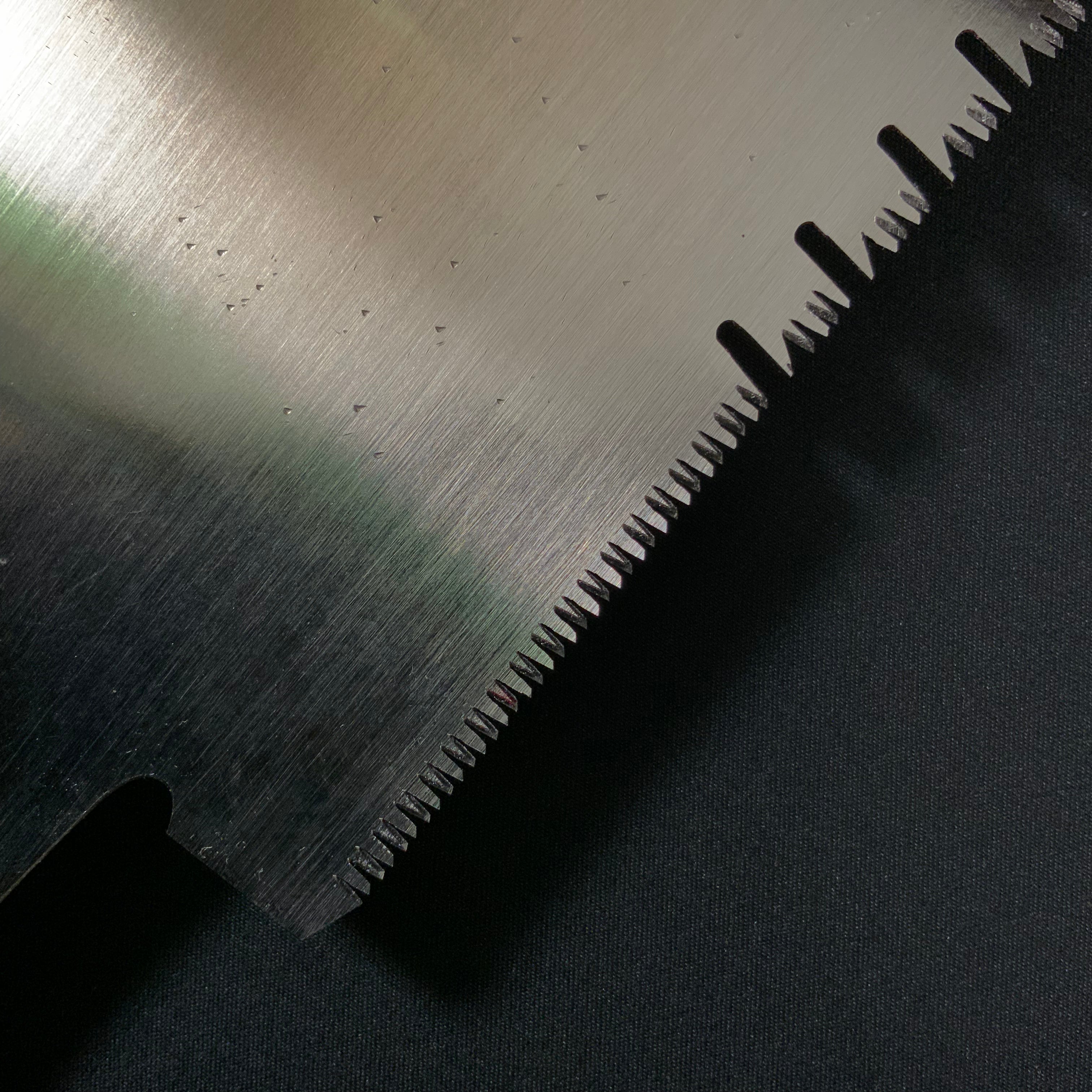 #216 SINSUI NAKAYA Nagakatsu Double Edge Saw Eddy Type Handles set For Hard Wood 中屋 深水 長勝鋸 渦巻き柄 両刃鋸 広葉材用 240mm