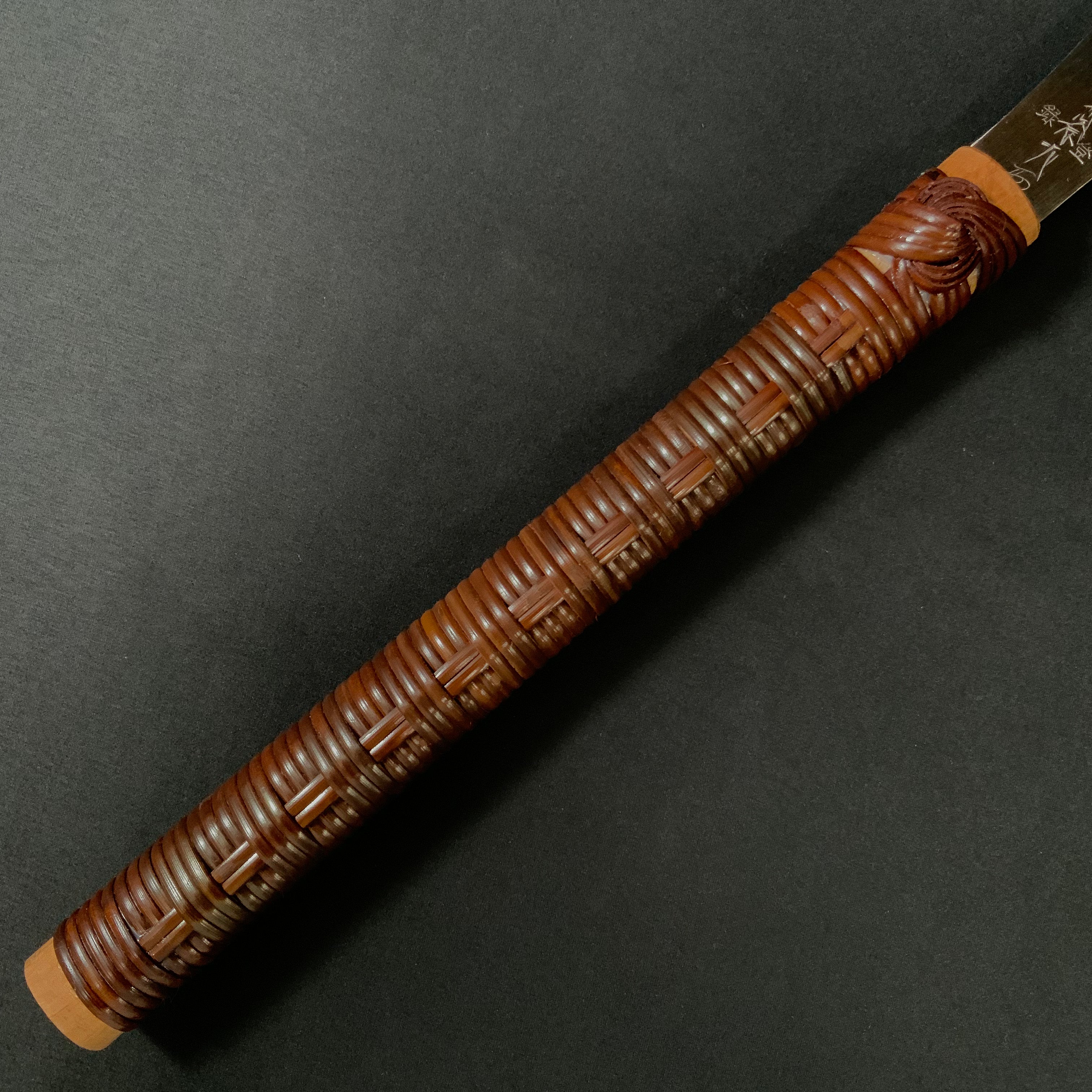 #216 SINSUI NAKAYA Nagakatsu Double Edge Saw Eddy Type Handles set For Hard Wood 中屋 深水 長勝鋸 渦巻き柄 両刃鋸 広葉材用 240mm