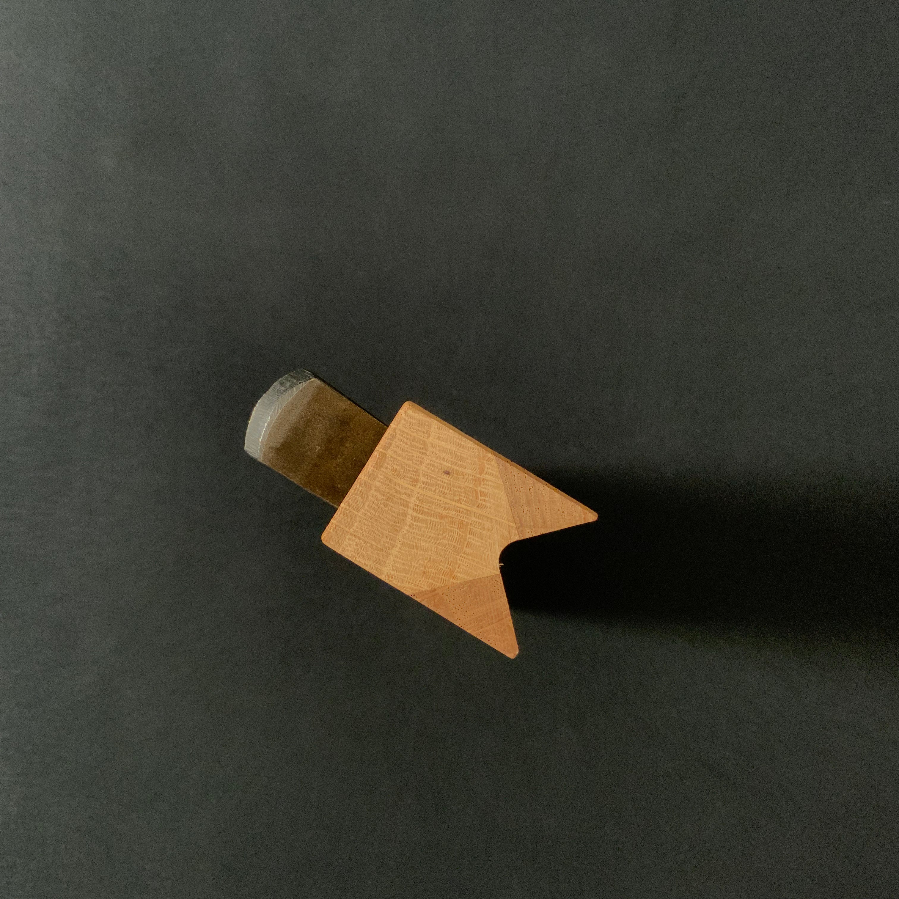 Old stock #4 Traditional Chamfer Plane Mamebozu 掘出し物 面取鉋 豆坊主