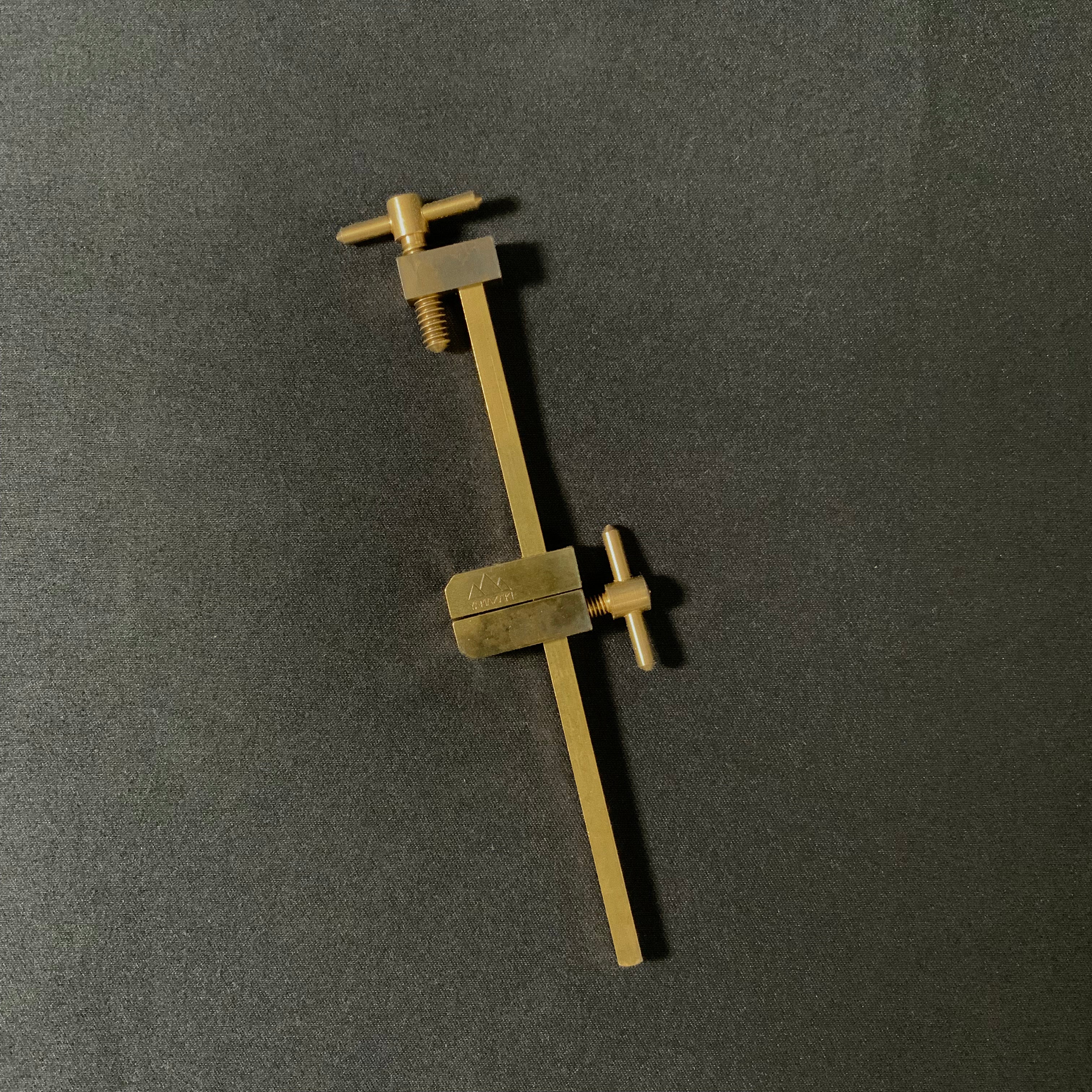 Old stock Yamazaki Hatagane Solid Brass Clamps Made in Japan 掘出し物 山崎 真鍮 端金 120mm