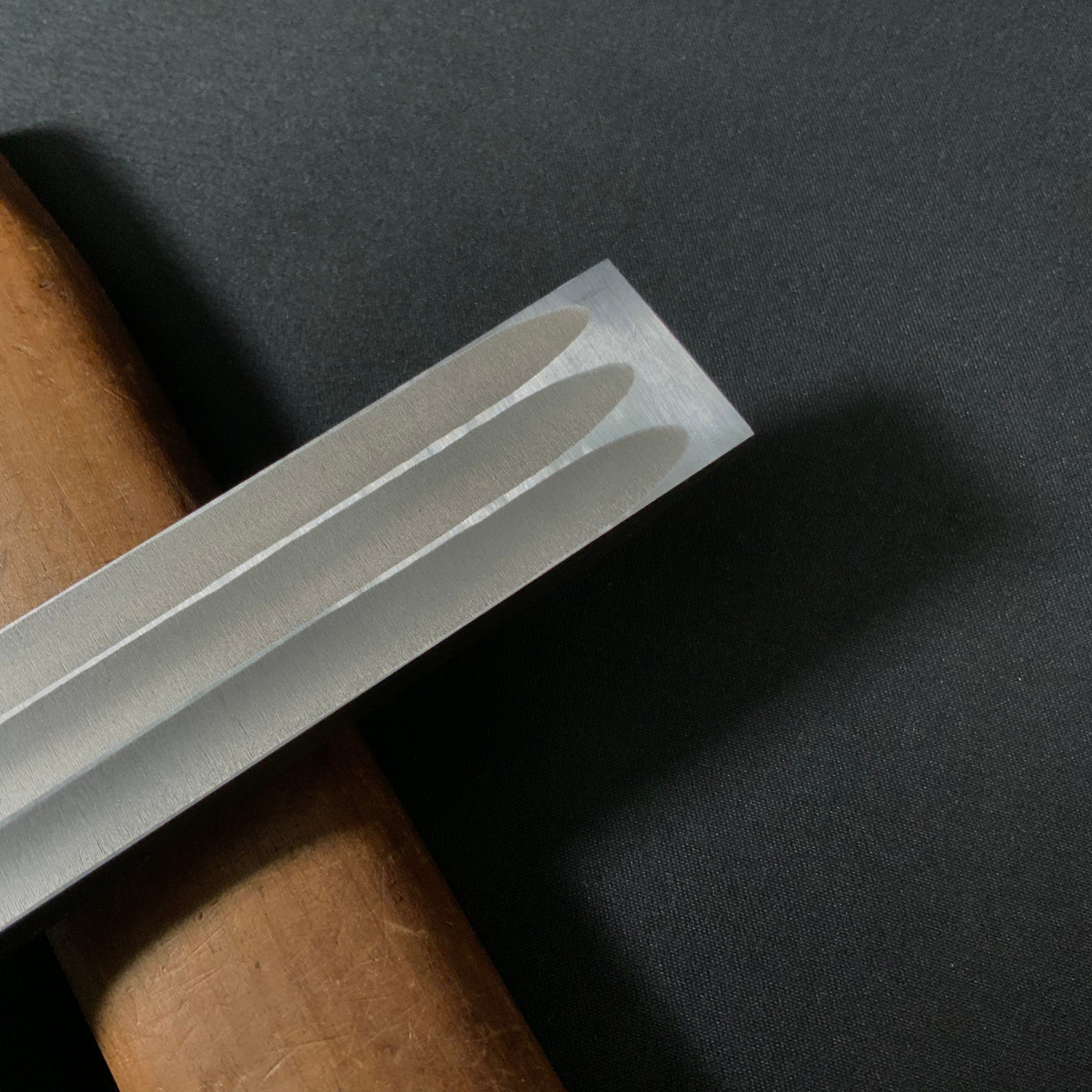 田斎作 黒仕上 腰型鑿 三枚裏 24mm Tasai lumbar chisel Triple Ura