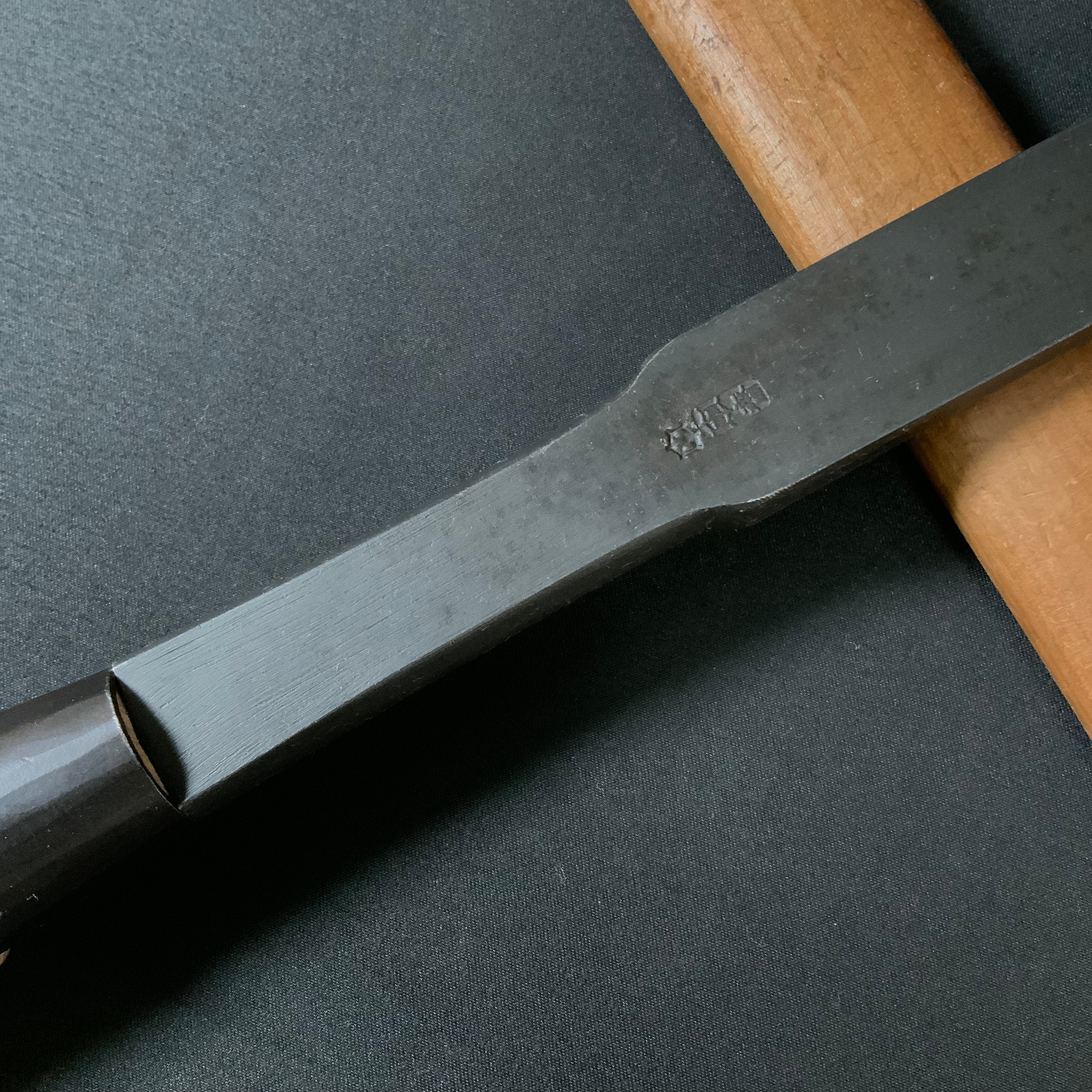 田斎作 黒仕上 腰型鑿 三枚裏 24mm Tasai lumbar chisel Triple Ura