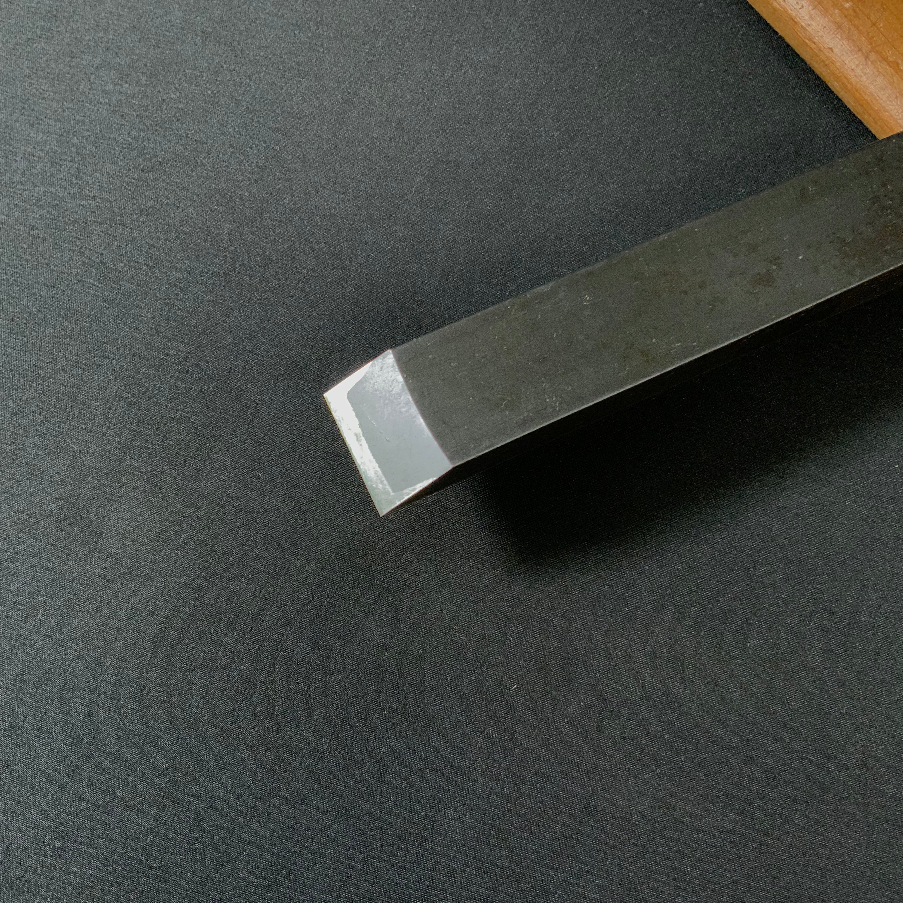 田斎作 黒仕上 腰型鑿 三枚裏 24mm Tasai lumbar chisel Triple Ura