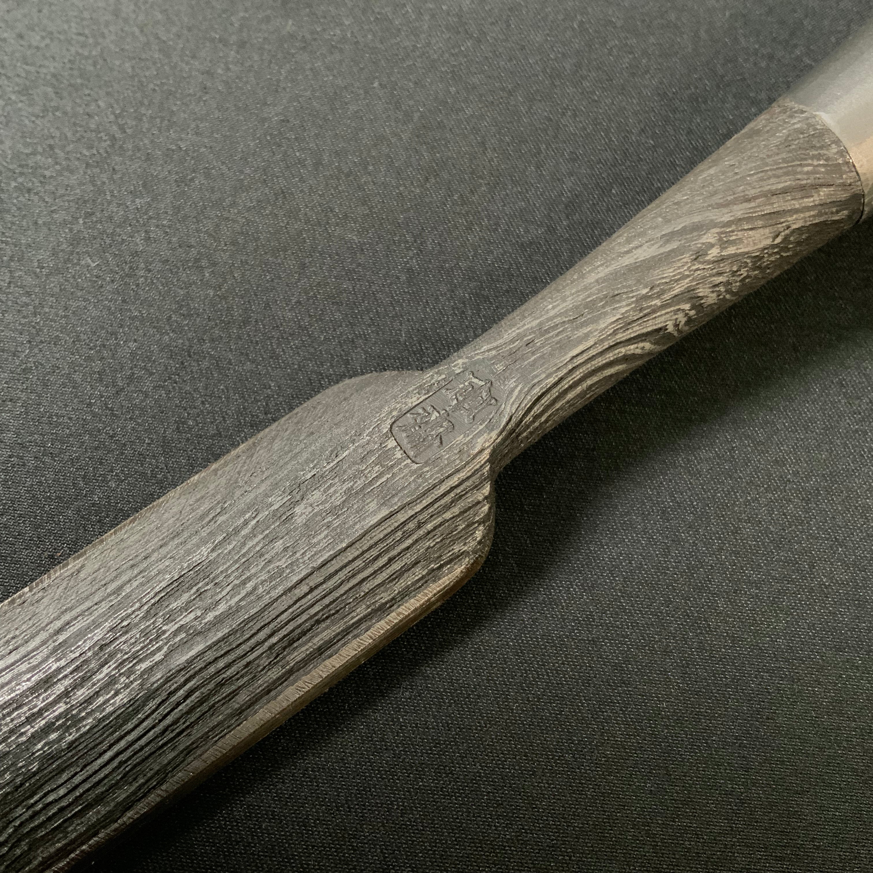 Tasai watetsu Special Dovetail Bench chisels with Cassia siamea handle 田斎作 和鉄 鎬追入鑿 鉄刀木柄 24mm