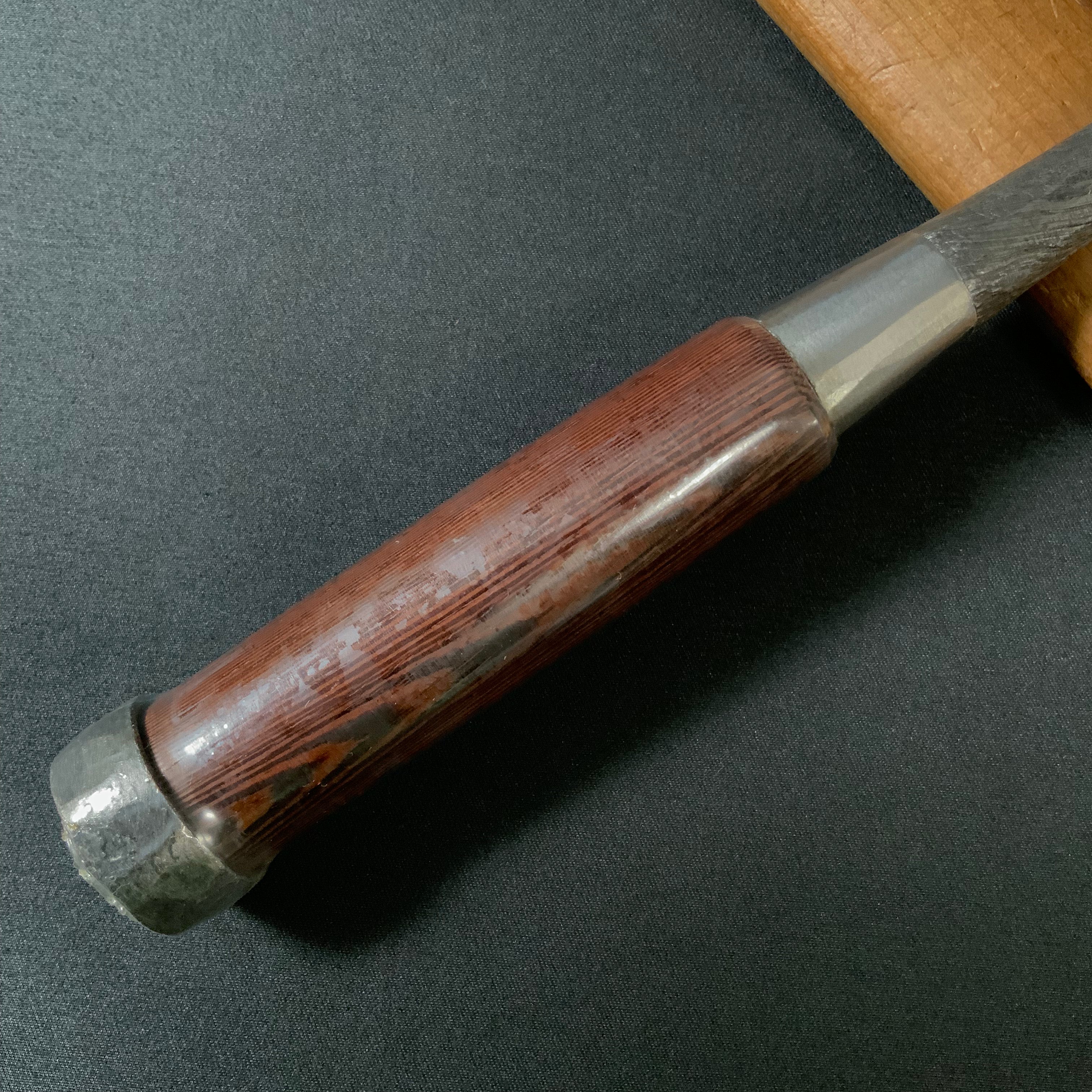 Tasai watetsu Special Dovetail Bench chisels with Cassia siamea handle 田斎作 和鉄 鎬追入鑿 鉄刀木柄 24mm