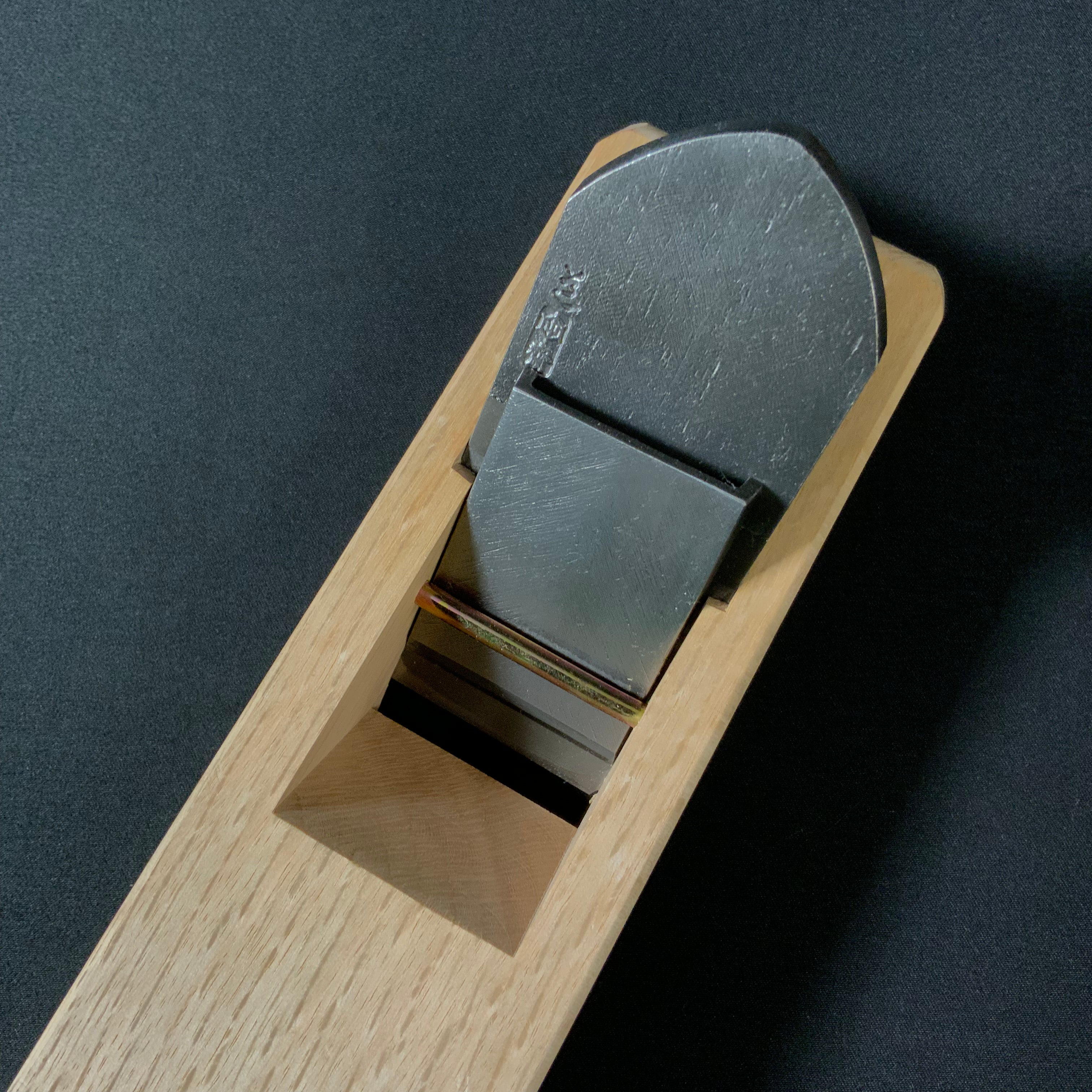 Tasai polish Mini Flat Plane with Blue steel mamehira kanna 田斎作 磨仕上 豆平鉋 42mm