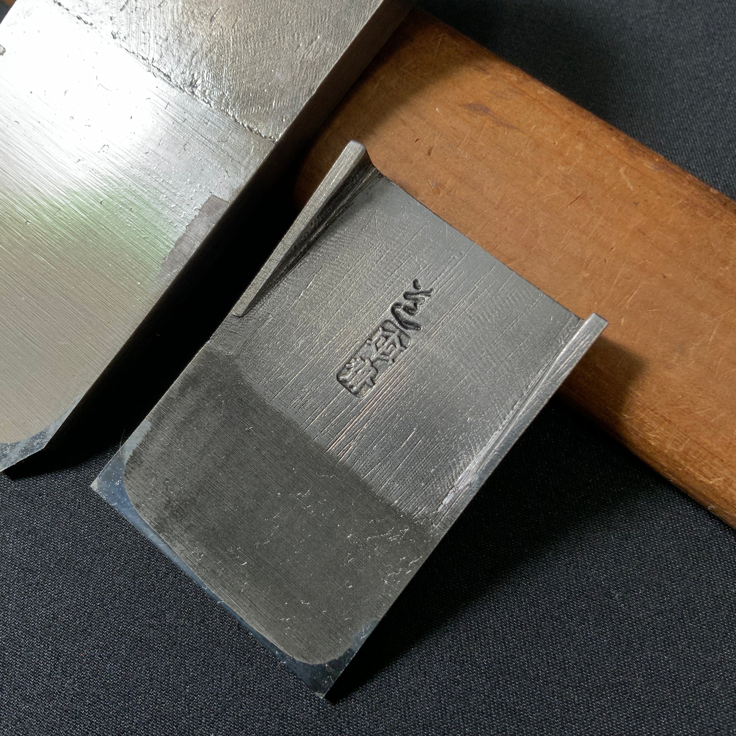 Tasai polish Mini Flat Plane with Blue steel mamehira kanna 田斎作 磨仕上 豆平鉋 42mm