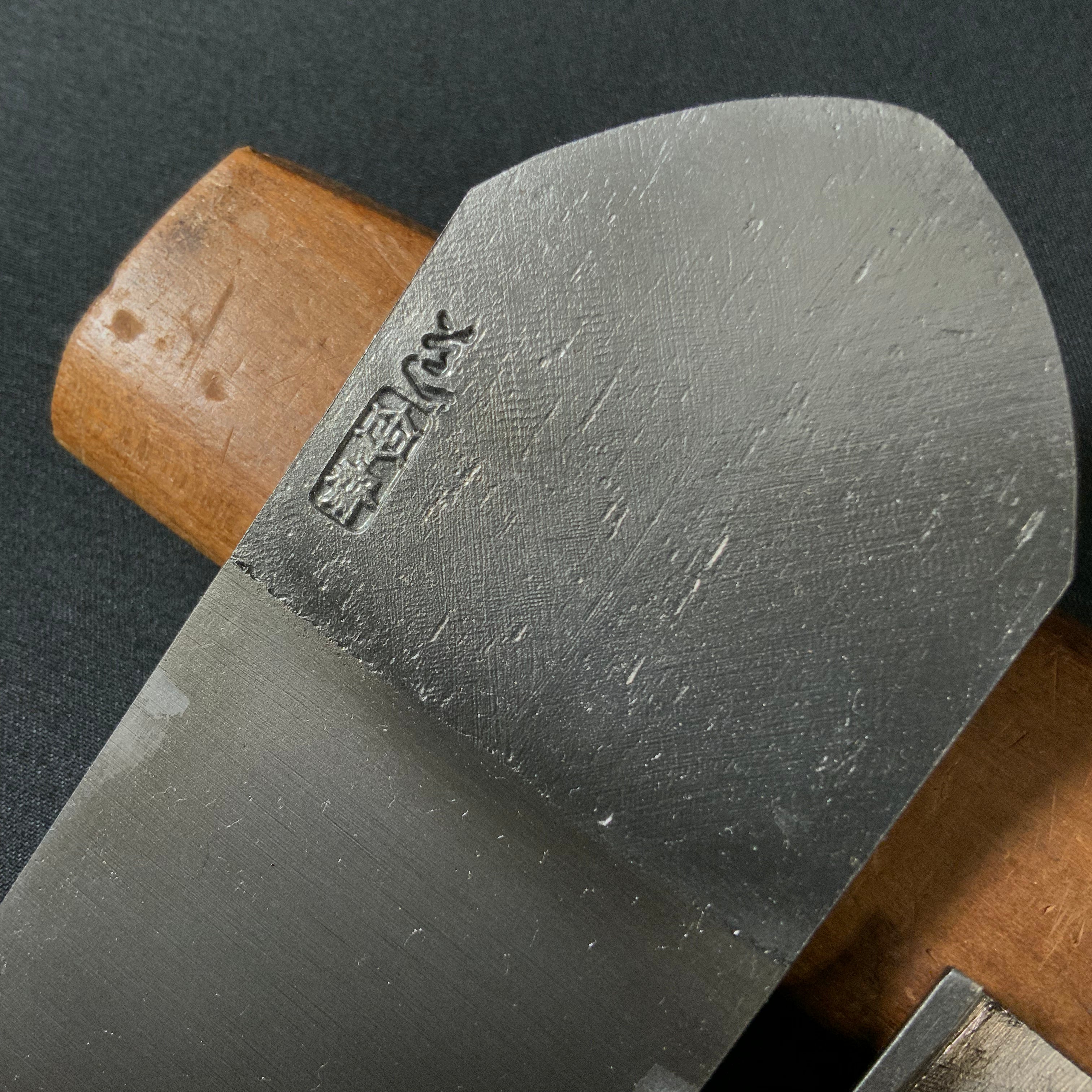 Tasai polish Mini Flat Plane with Blue steel mamehira kanna 田斎作 磨仕上 豆平鉋 42mm