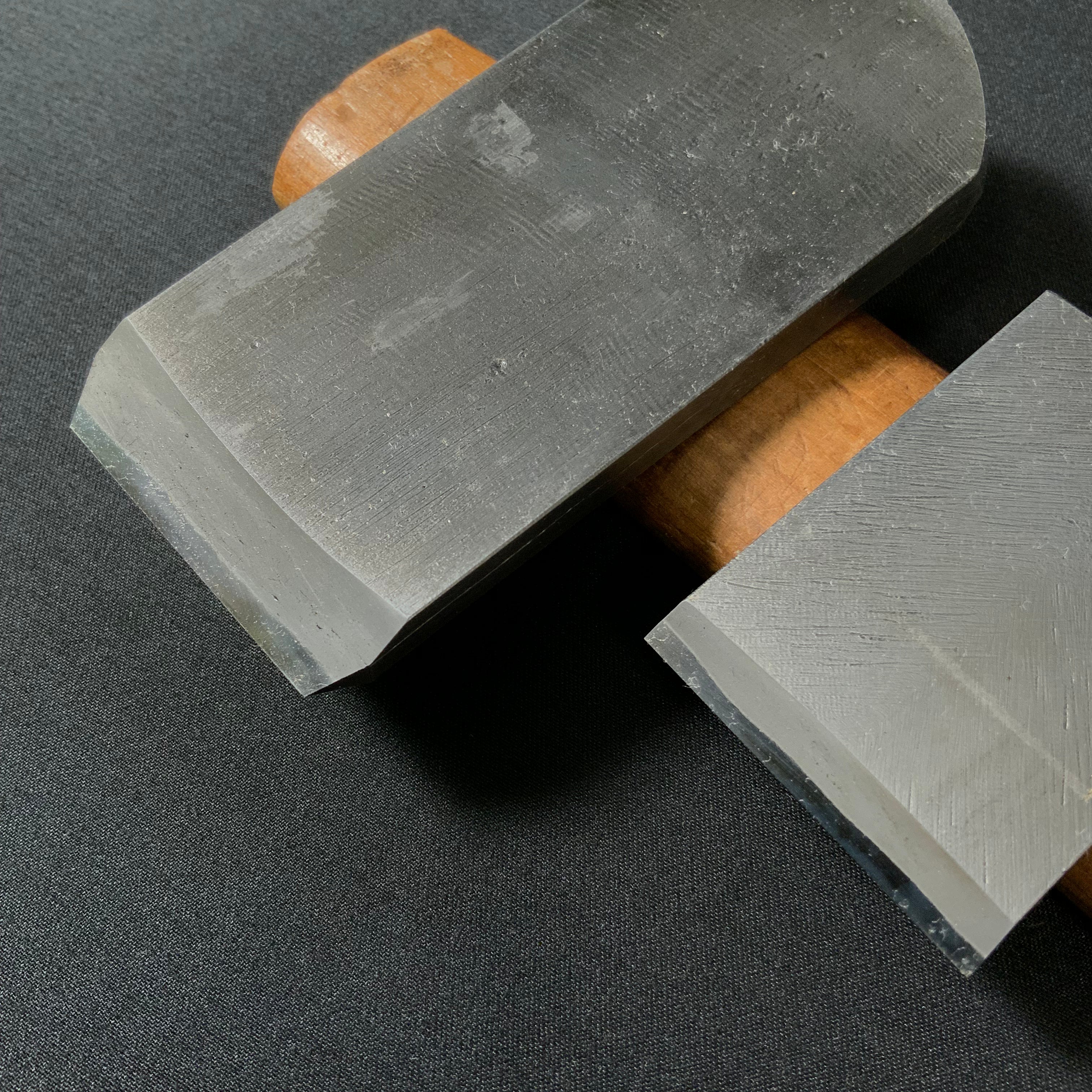 Tasai polish Mini Flat Plane with Blue steel mamehira kanna 田斎作 磨仕上 豆平鉋 42mm