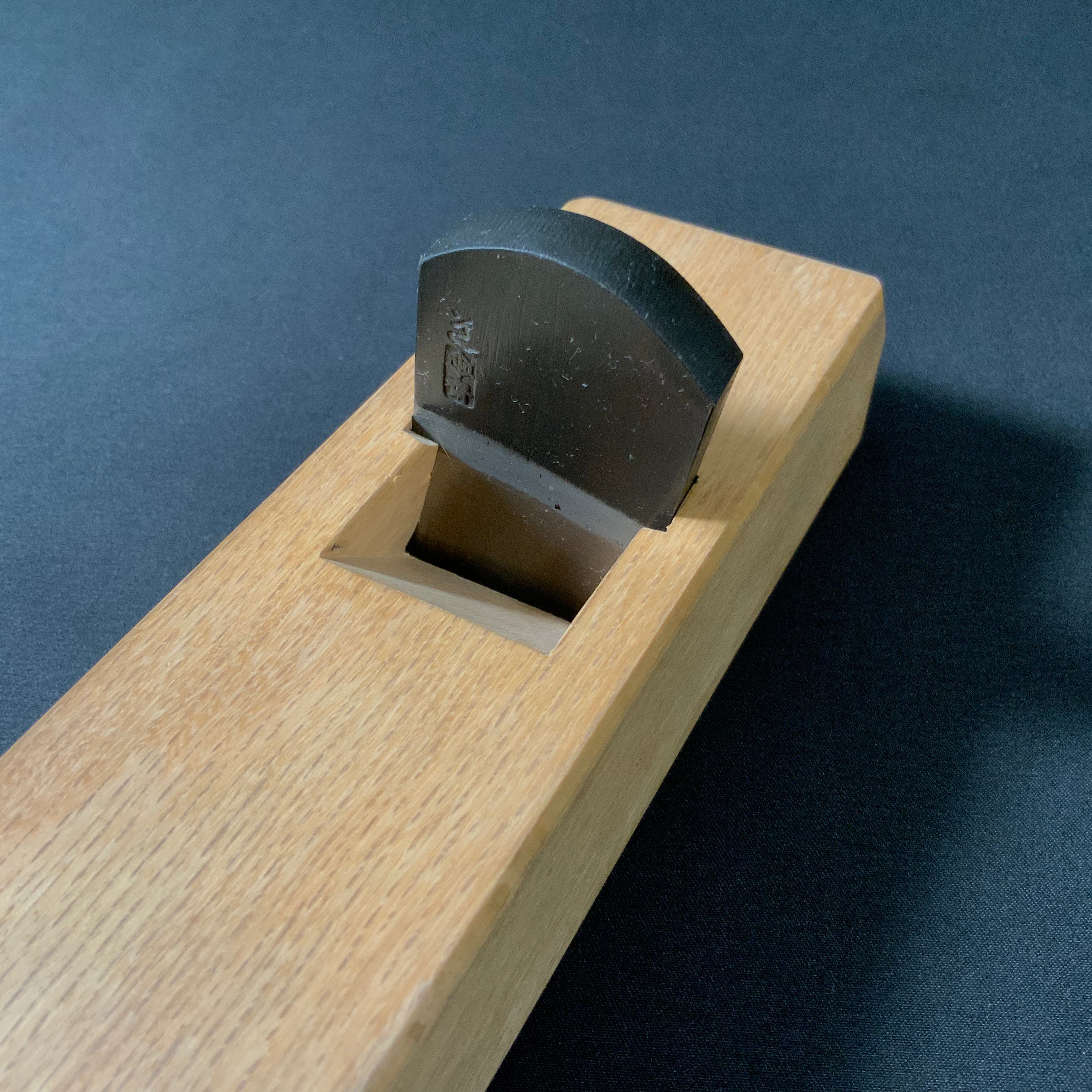 Tasai Kiwa tachi kanna black finish with Blue steel 田斎作 黒仕上 キワ立鉋 36mm