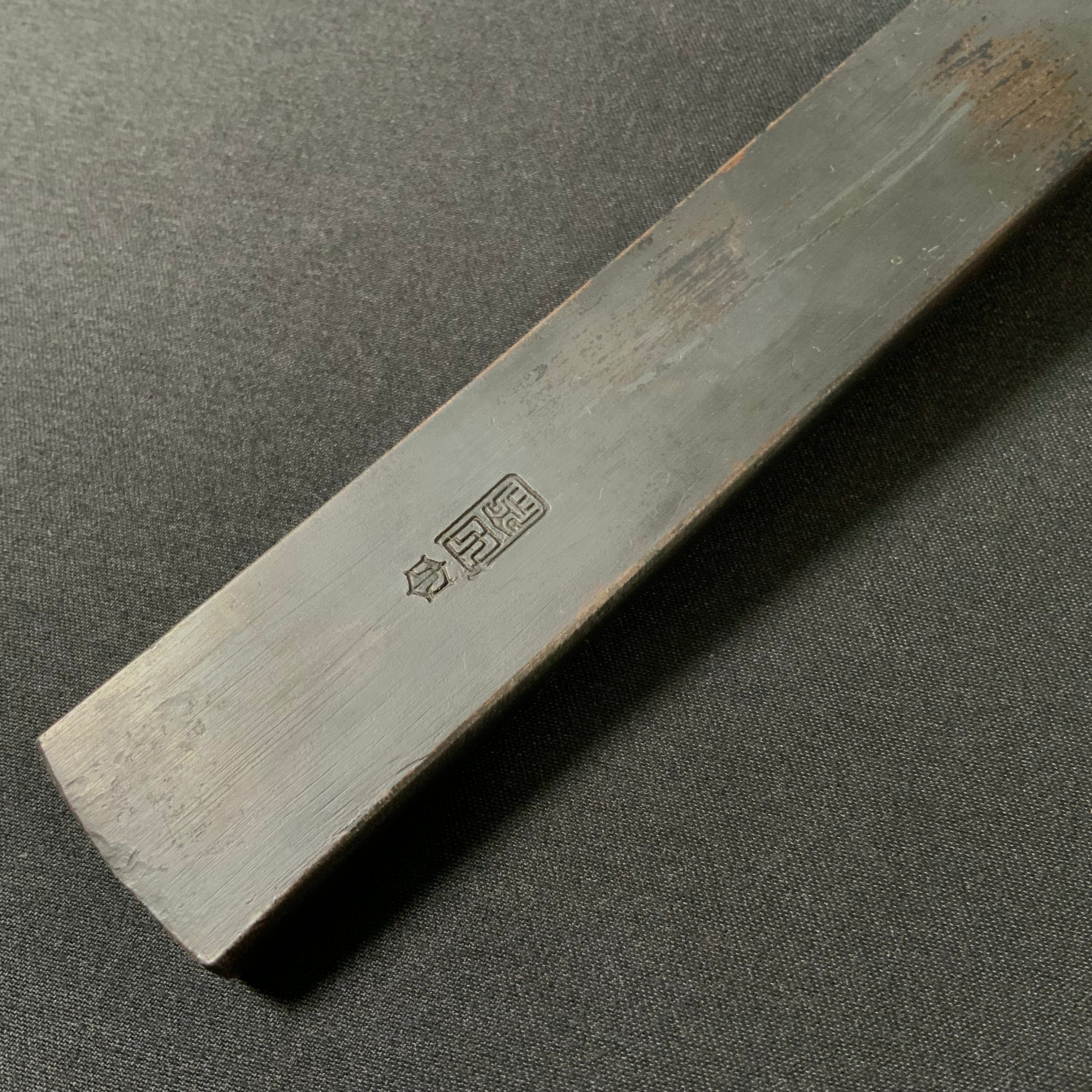 Tasai Kensaki Knives black finished with blue steel 田斎 黒仕上 剣先