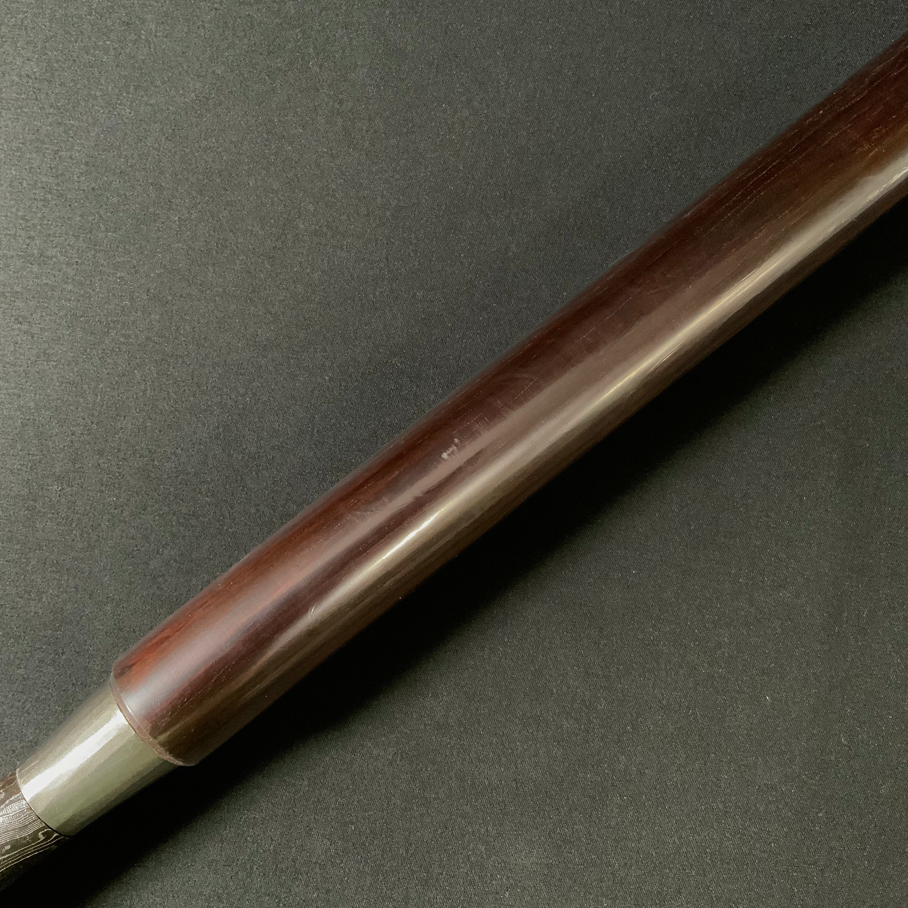 Tasai Mokume Special Slick Chisel with Japanese Evony Handle 田斎 木目 本突鑿 黒檀柄 54mm