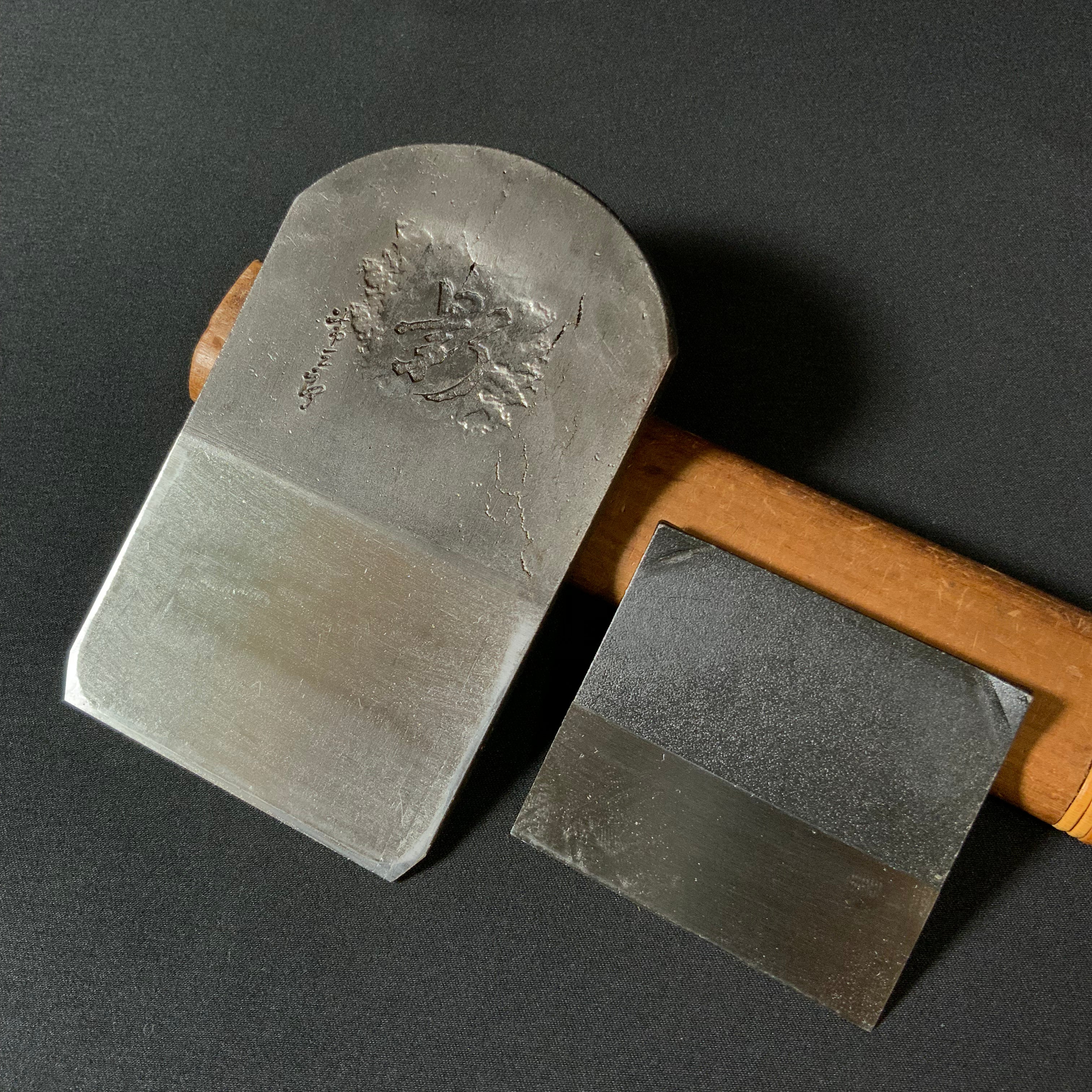 影 常三郎作 仕上鉋 青紙スーパー鋼 70mm Kage Tsunesaburo Smoothing Plane (Kanna) with Super Blue steel