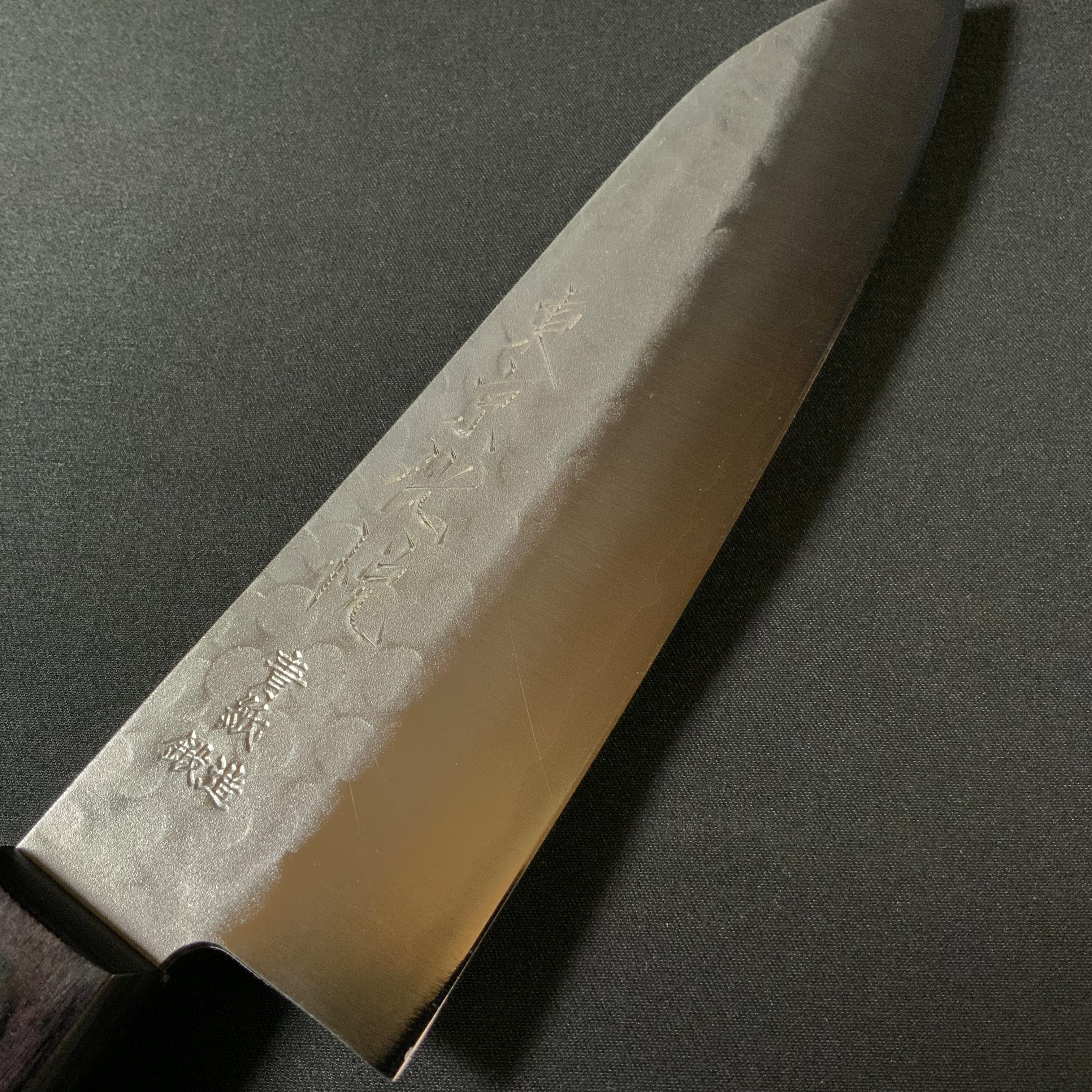Kouetsu Tsuchime Finish Santoku with Blue steel 東京侊悦 槌目 青紙鋼 三徳包丁 170mm