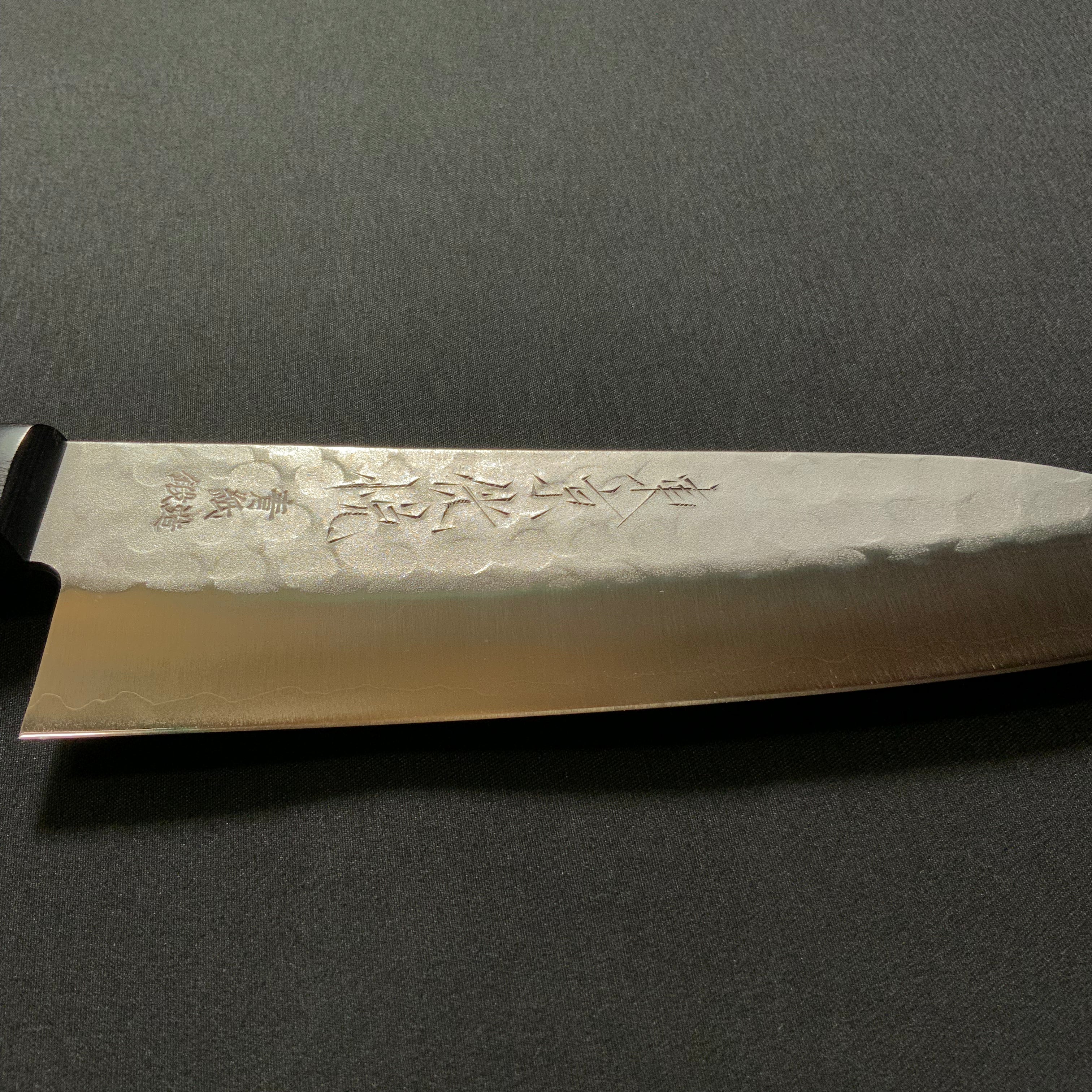 Kouetsu Tsuchime Finish Santoku with Blue steel 東京侊悦 槌目 青紙鋼 三徳包丁 170mm