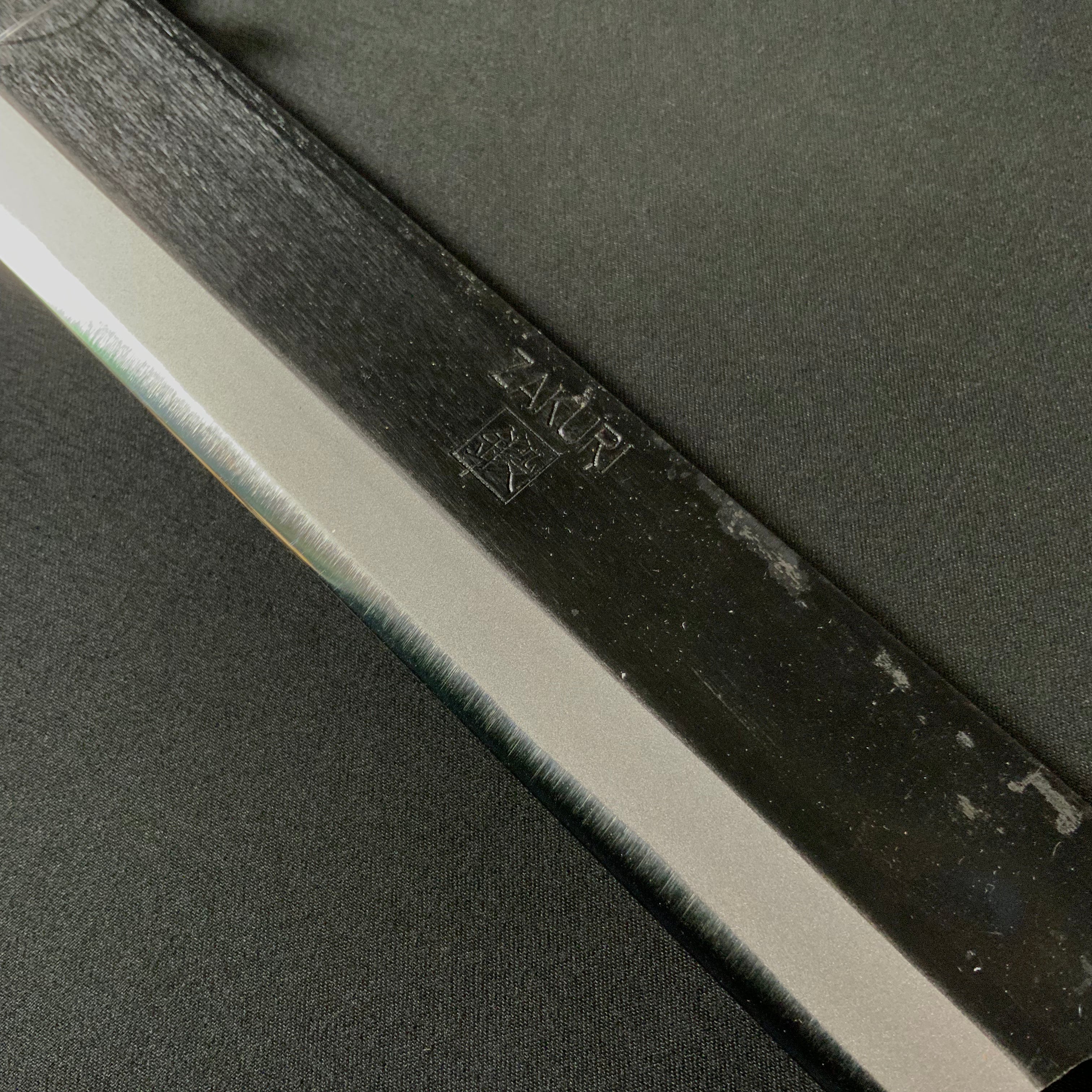 ZAKURI Sen Woodworking Drawknife White Steel 土佐刃物 木工用銑 両手用皮はぎ 直 150mm