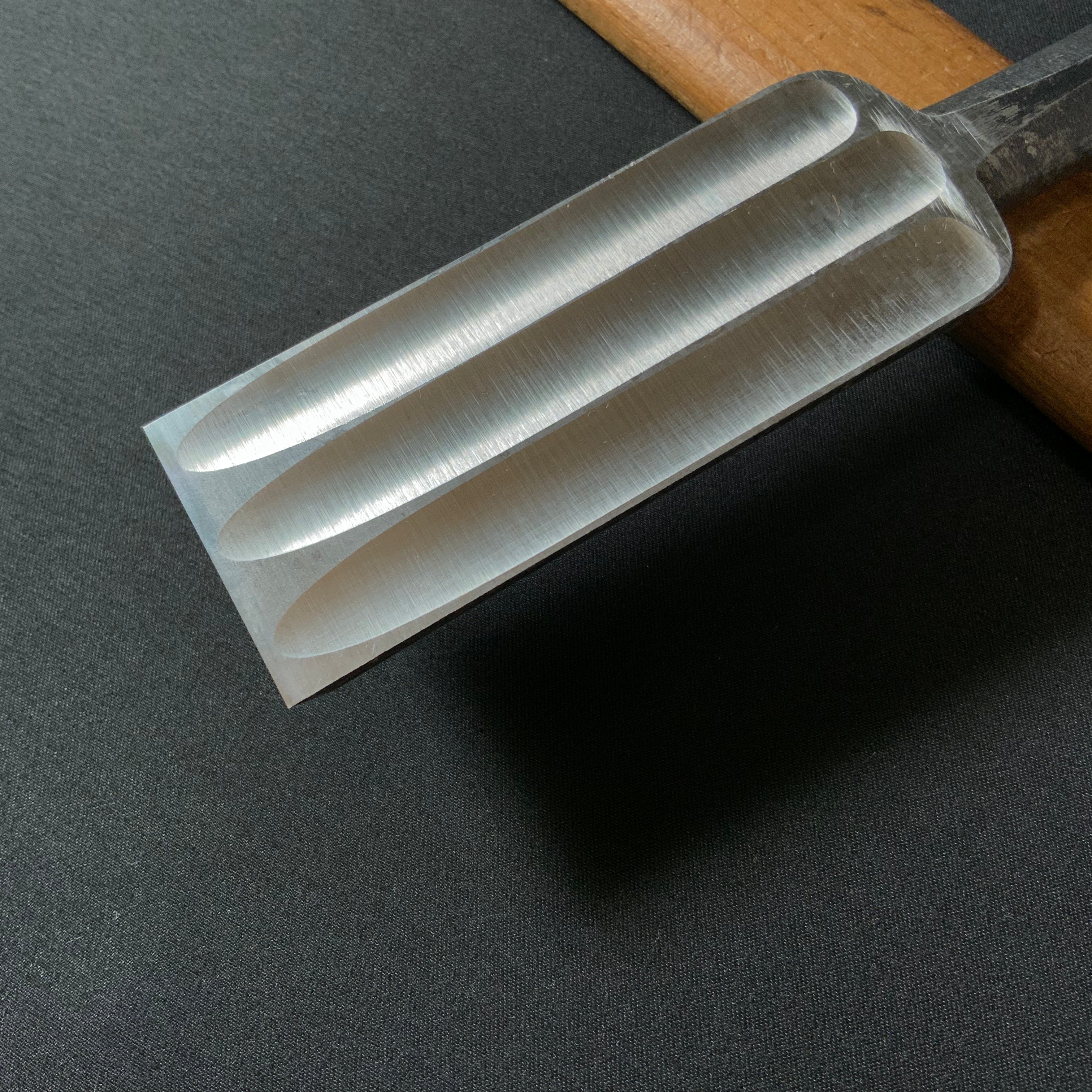 四代助丸 叩き鑿 三本裏 碓氷淑郎 Sukemaru 4th Timber chisels by Usui Yoshio Triple Ura