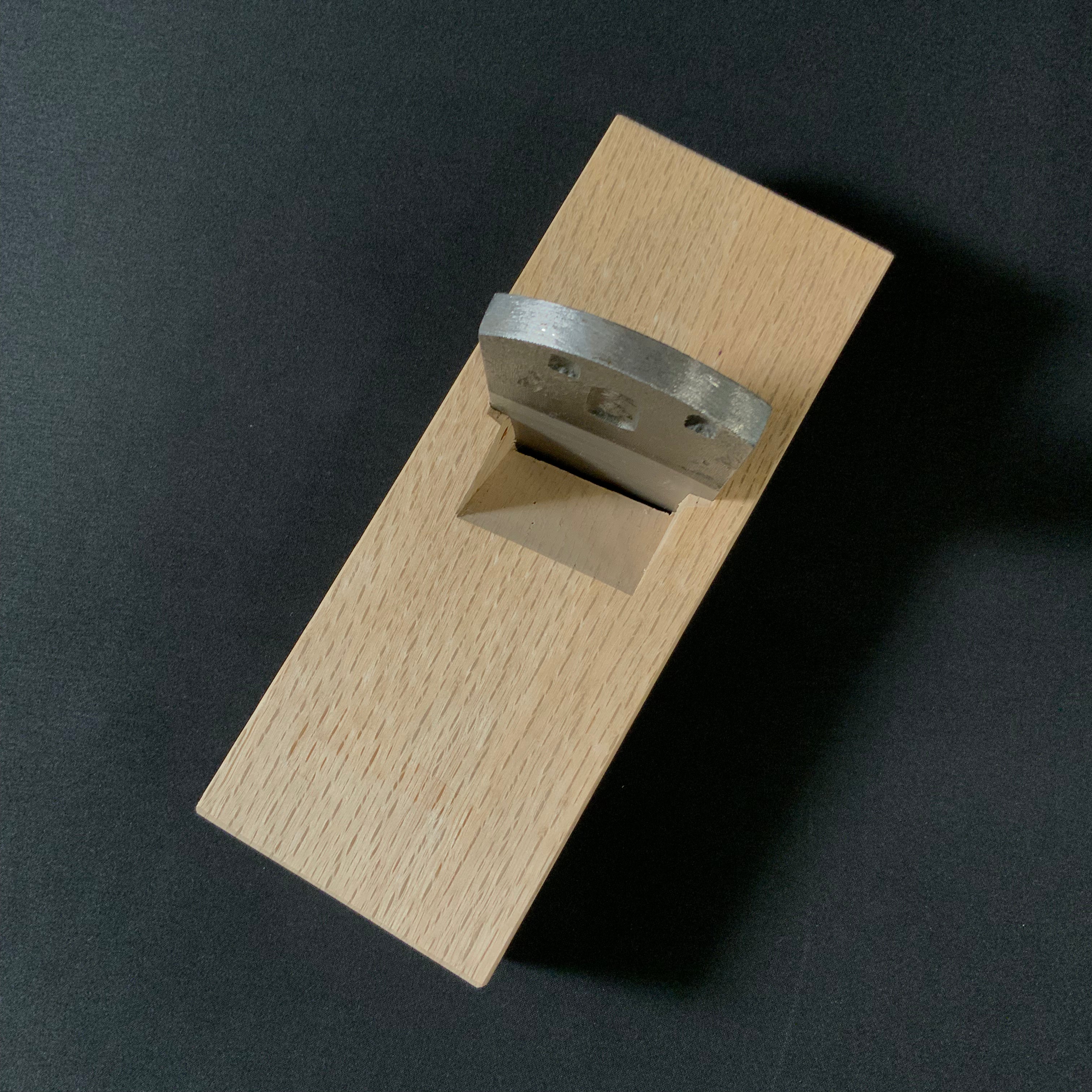 Old stock  Hideharu Standing Plane  White steel        掘出し物 秀春 台直鉋  白紙鋼