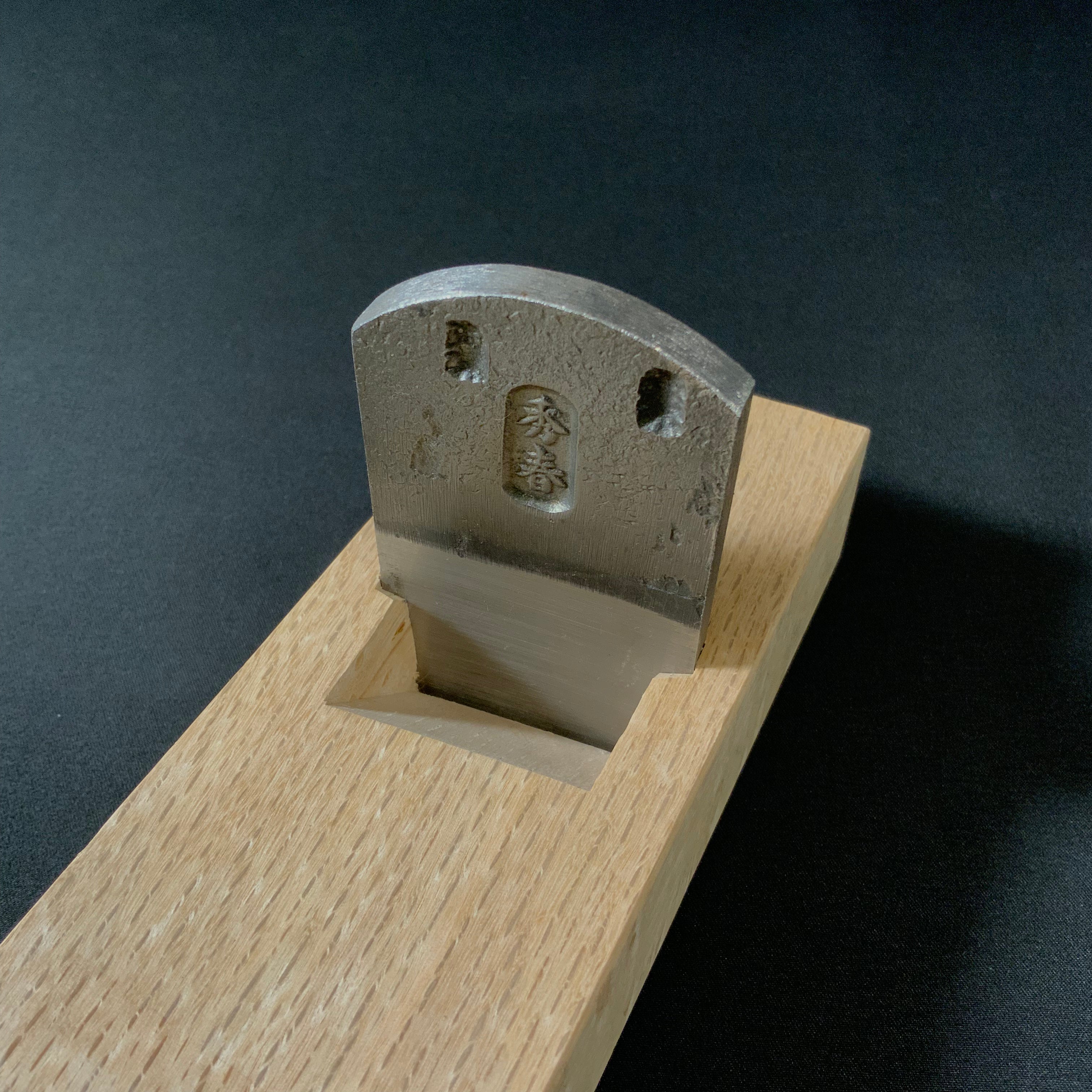 Old stock  Hideharu Standing Plane  White steel        掘出し物 秀春 台直鉋  白紙鋼