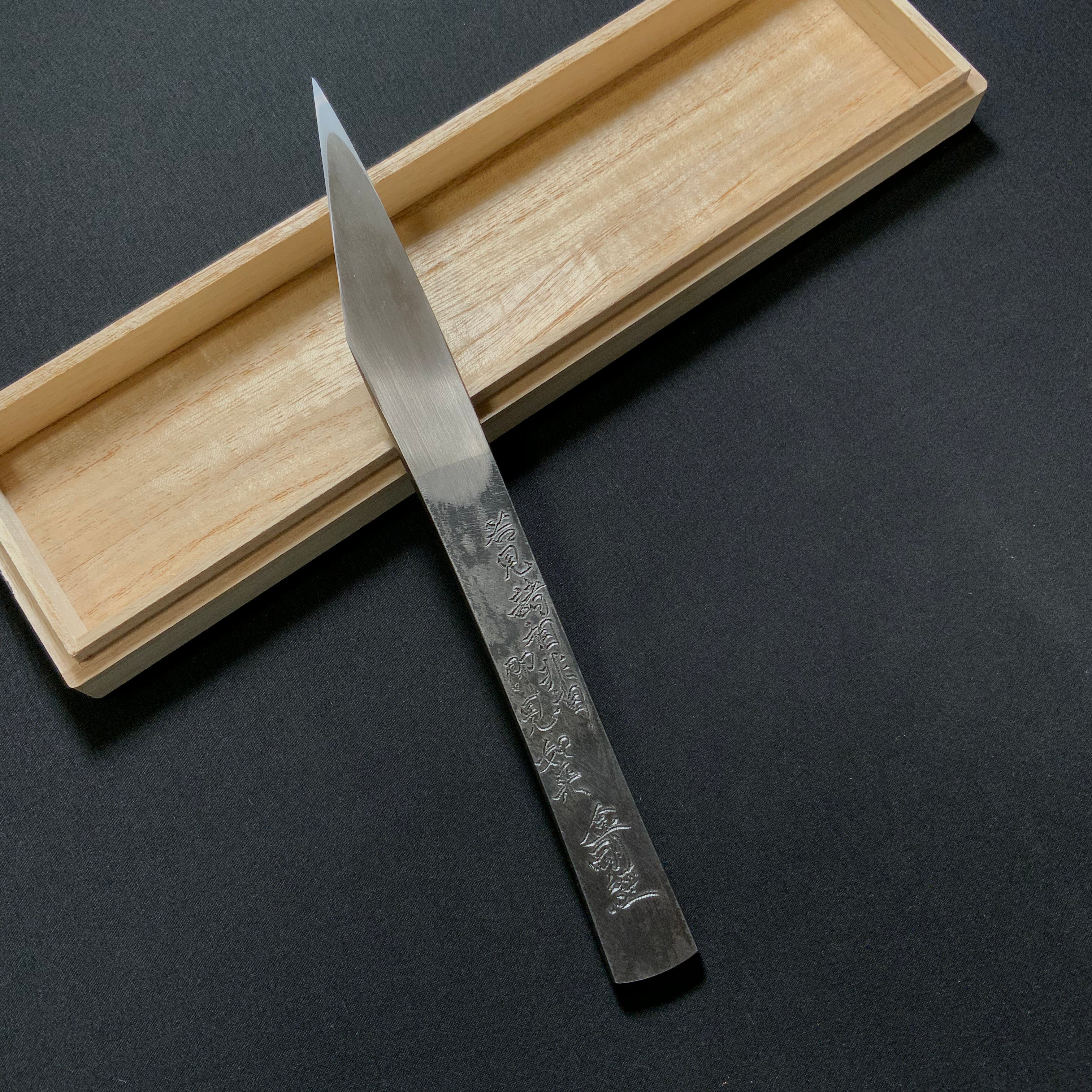 Emptiness of forms Right hand Kiridashi kinfe by Sozen Carving 非相 素全作 切出し小刀 右 18mm