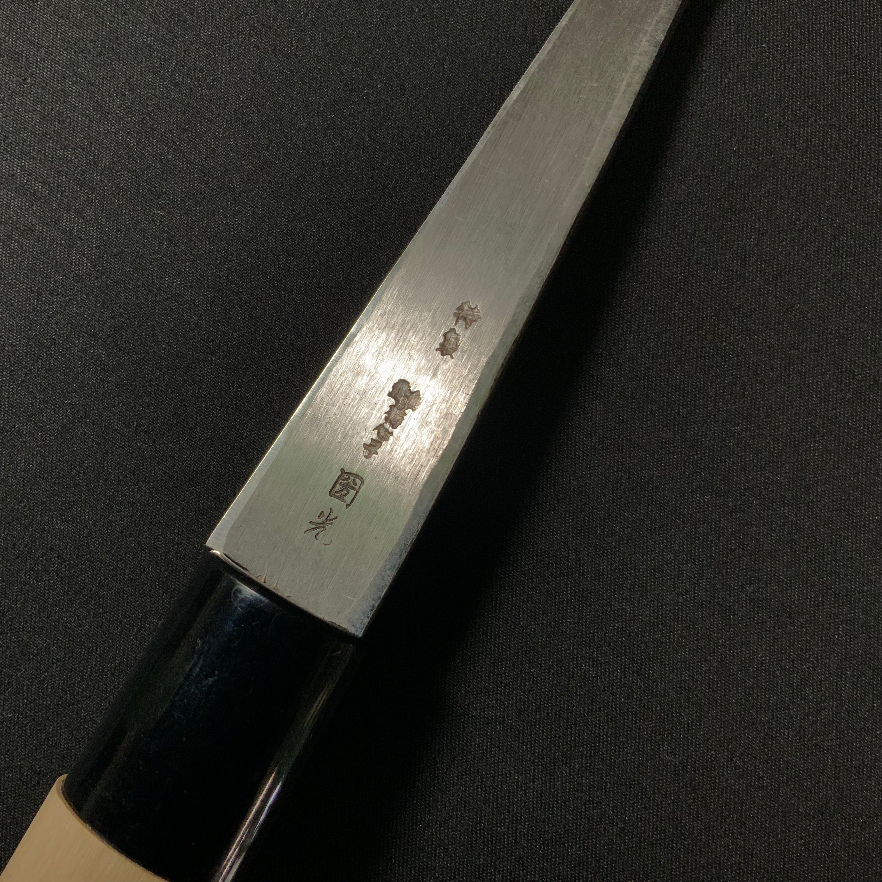 梅心子 繰り小刀 右 135mm サヤなし Baishinshi Kuri Kokatana (Carving knife) Right hand