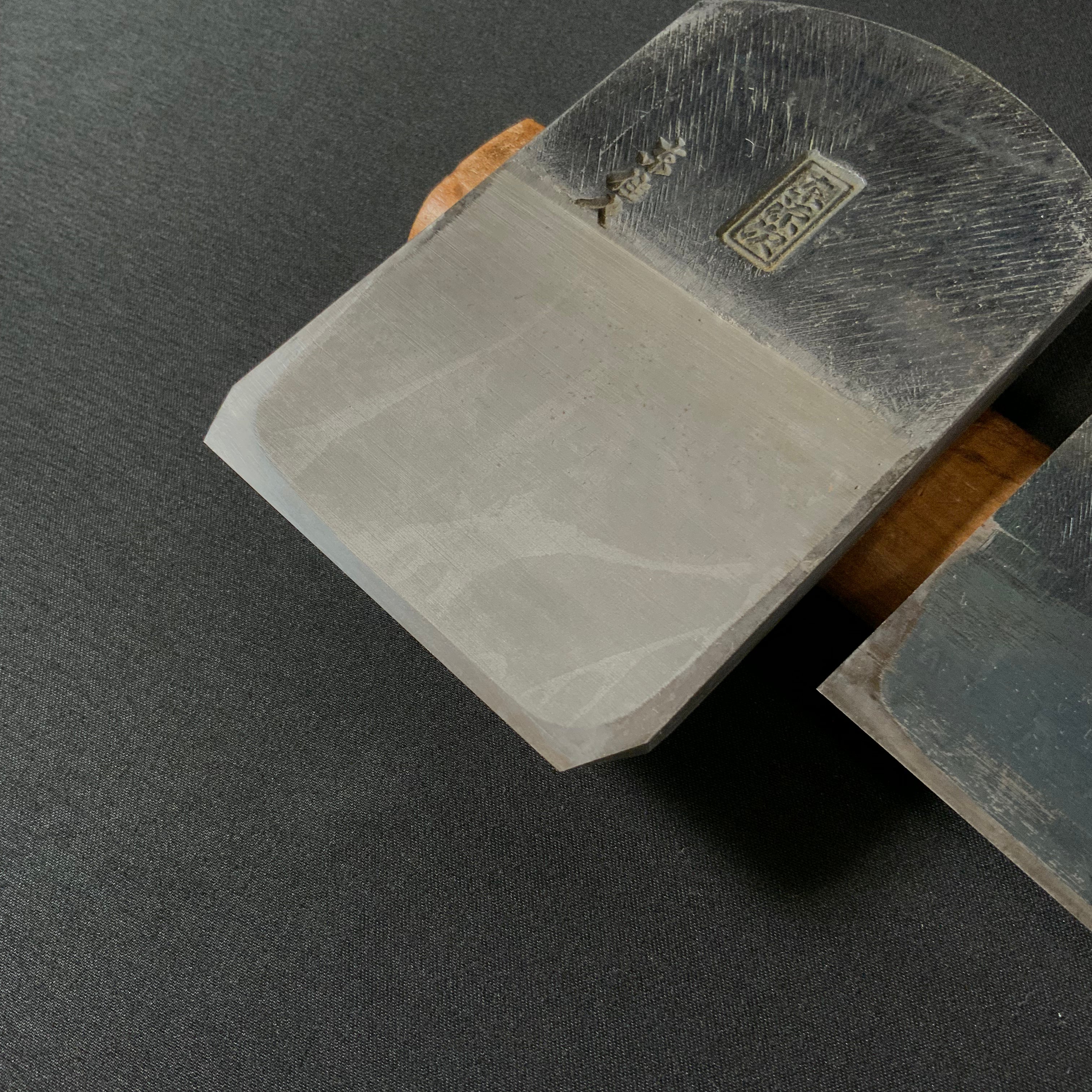 掘出し物 東源次 仕上鉋 白樫台 70mm Old stock Azuma-Genji Smoothing Plane (Kanna) with White Oak dai