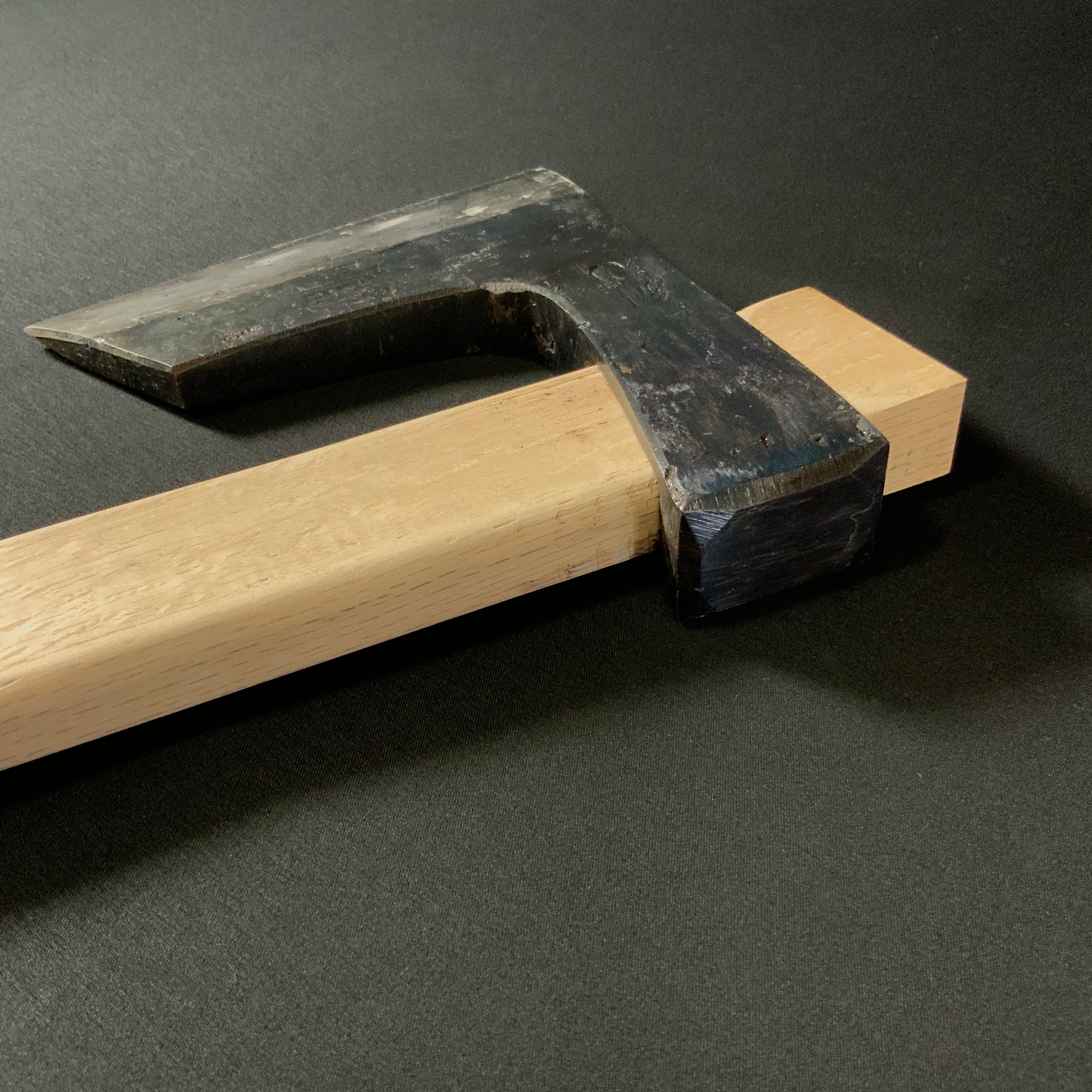 #Mk24 掘出し物 鉞 木割り斧 300匁 Old stock Japanese Carpenter's Axe Masakari