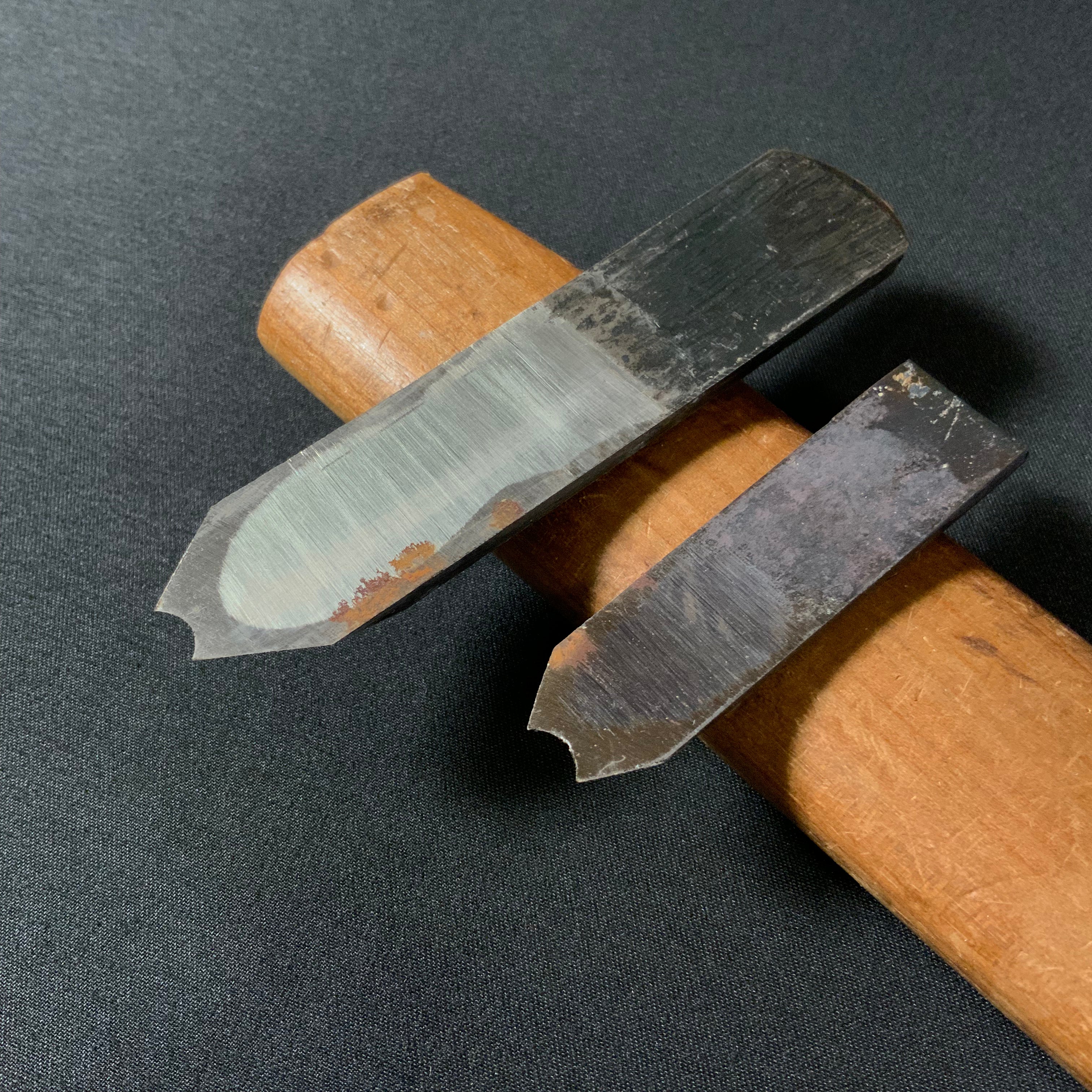 掘出し物 広治 面取鉋 坊主面 Old stock Hiroharu Traditional Chamfer Plane Bozumen