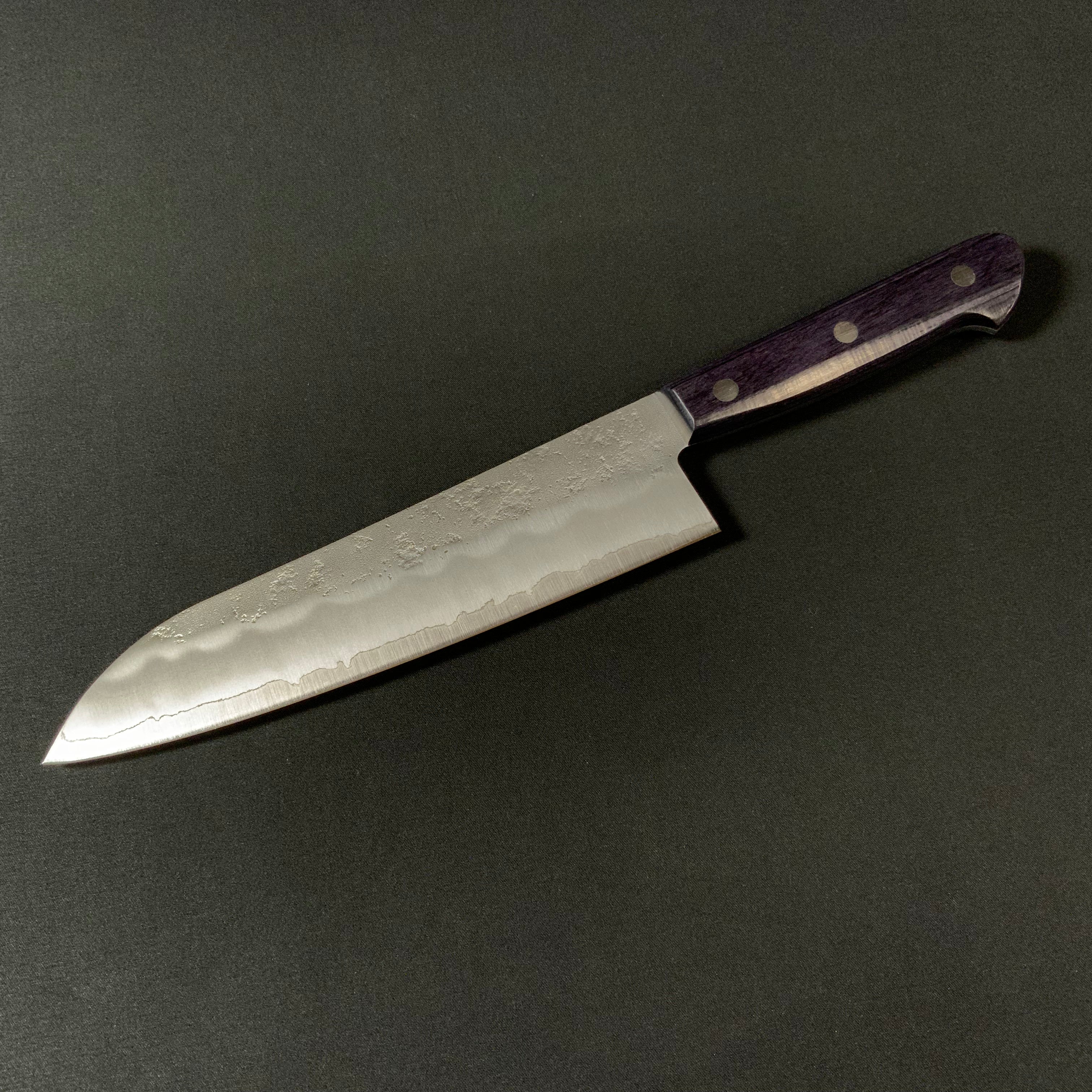 Stainress Santoku Kitchen Knife SLD 切れるよろこび 三徳包丁 梨地 銀3 ステングラッド鋼 180mm