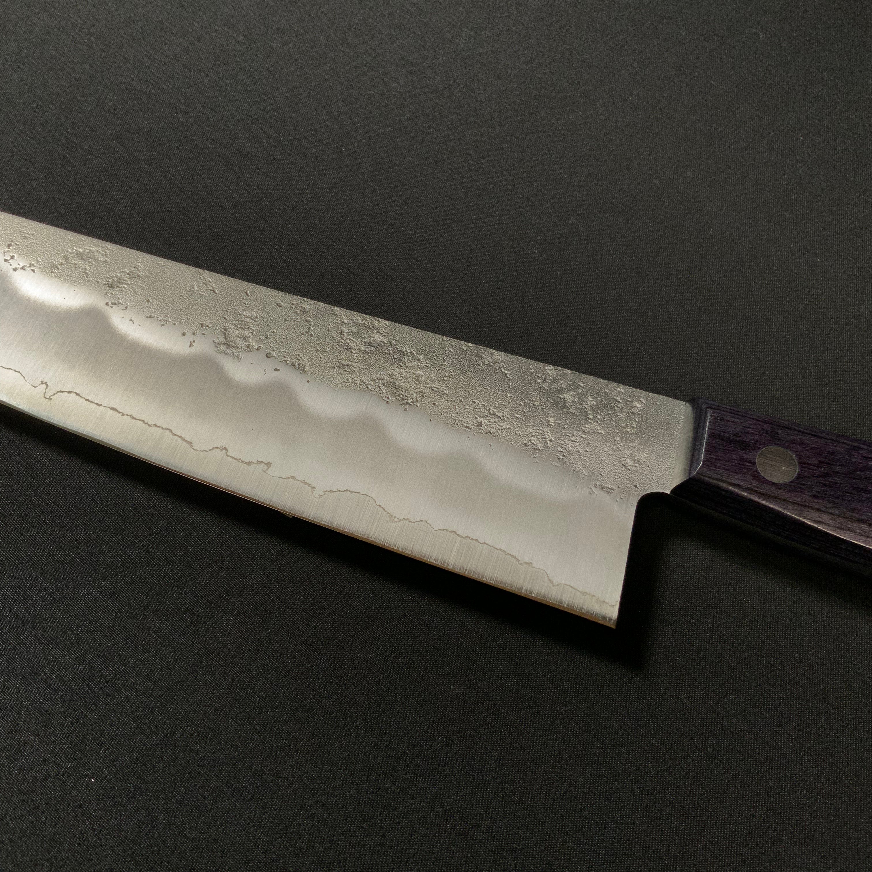 Stainress Santoku Kitchen Knife SLD 切れるよろこび 三徳包丁 梨地 銀3 ステングラッド鋼 180mm