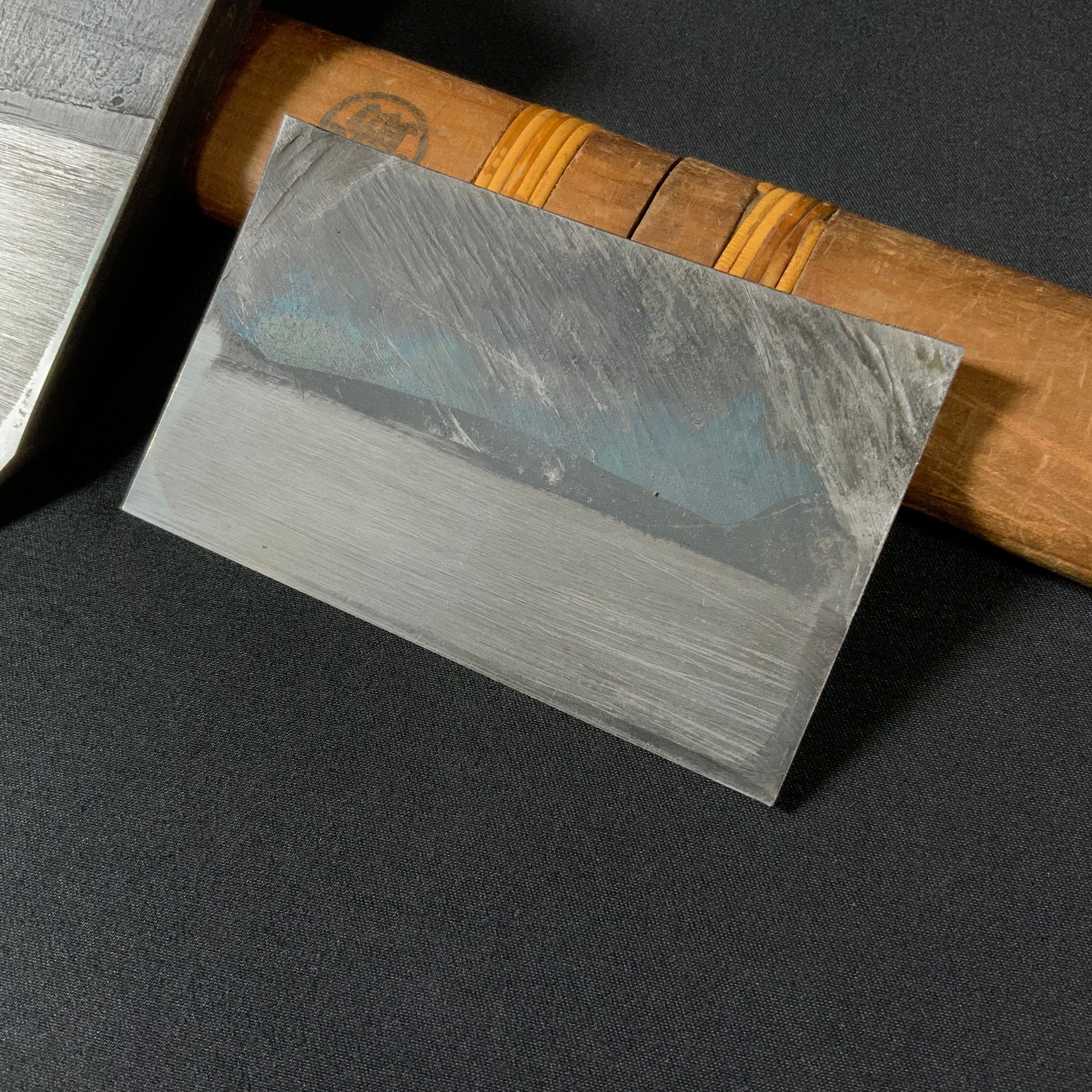 掘出し物 舟弘作 五台山 仕上げ鉋 100mm Old stock Gotaisan Smoothing Plane (Kanna) by Funahiro