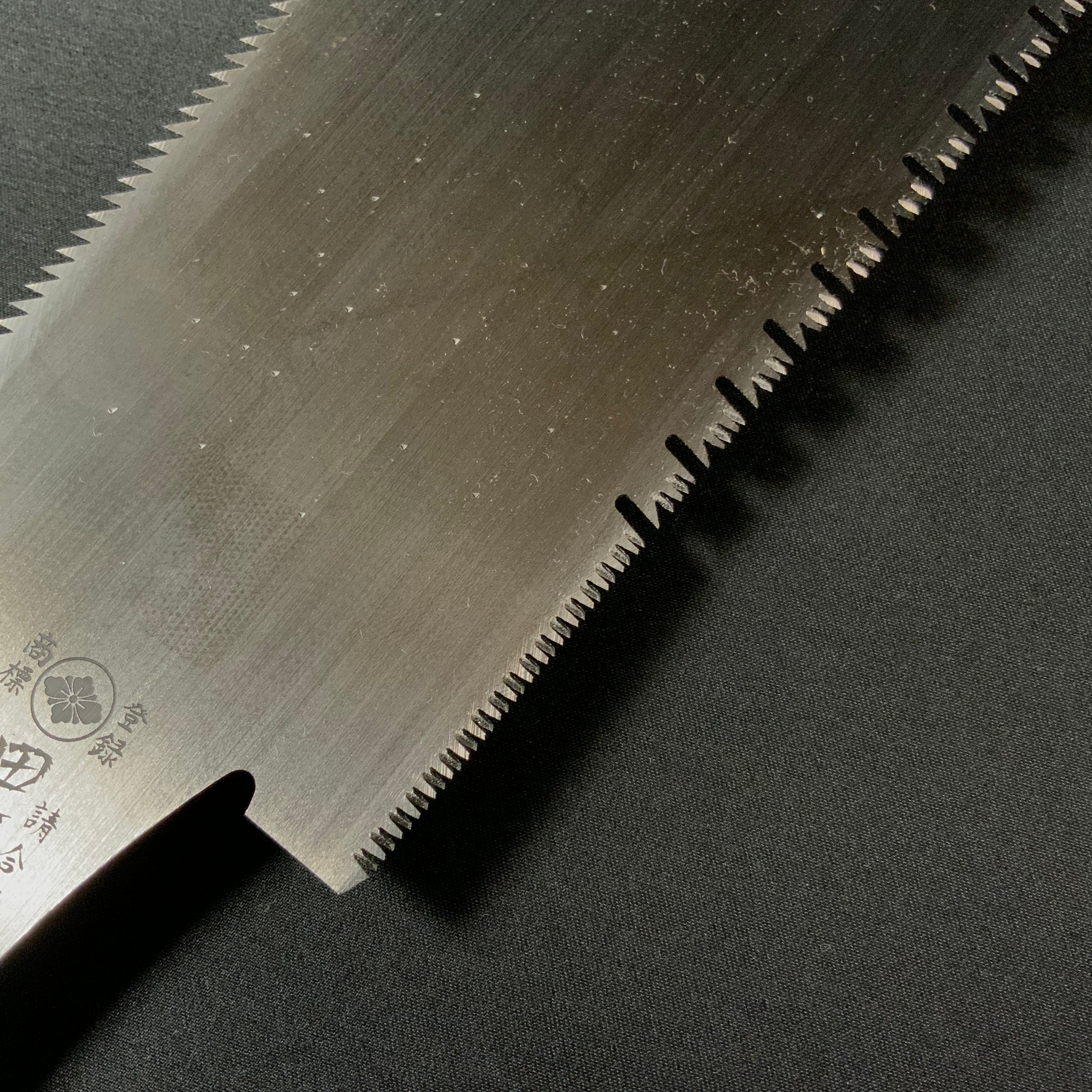 #223 Nagakatsu Double Edge Saw Eddy Type Handles set by Kurashige For Softwood 長勝鋸 渦巻き柄 両刃鋸 針葉材用 210mm