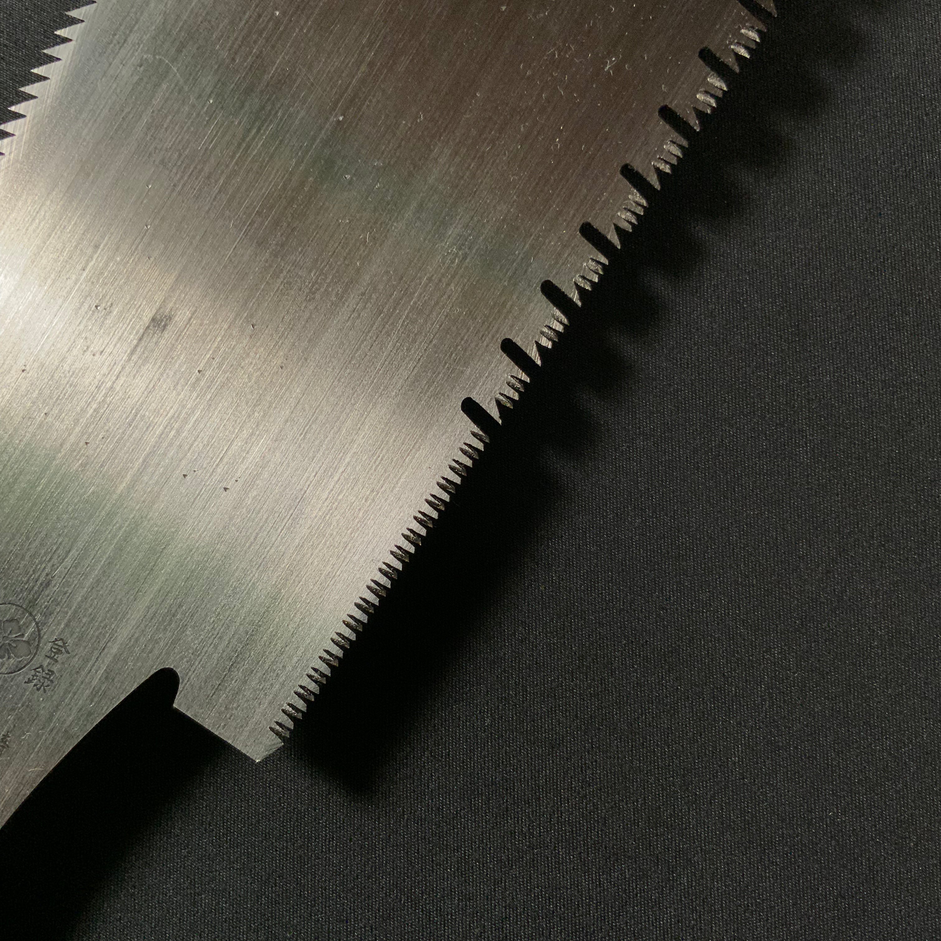 #224 Nagakatsu Double Edge Saw Eddy Type Handles set by Kurashige For Hardwood 長勝鋸 渦巻き柄 両刃鋸 広葉材用 210mm