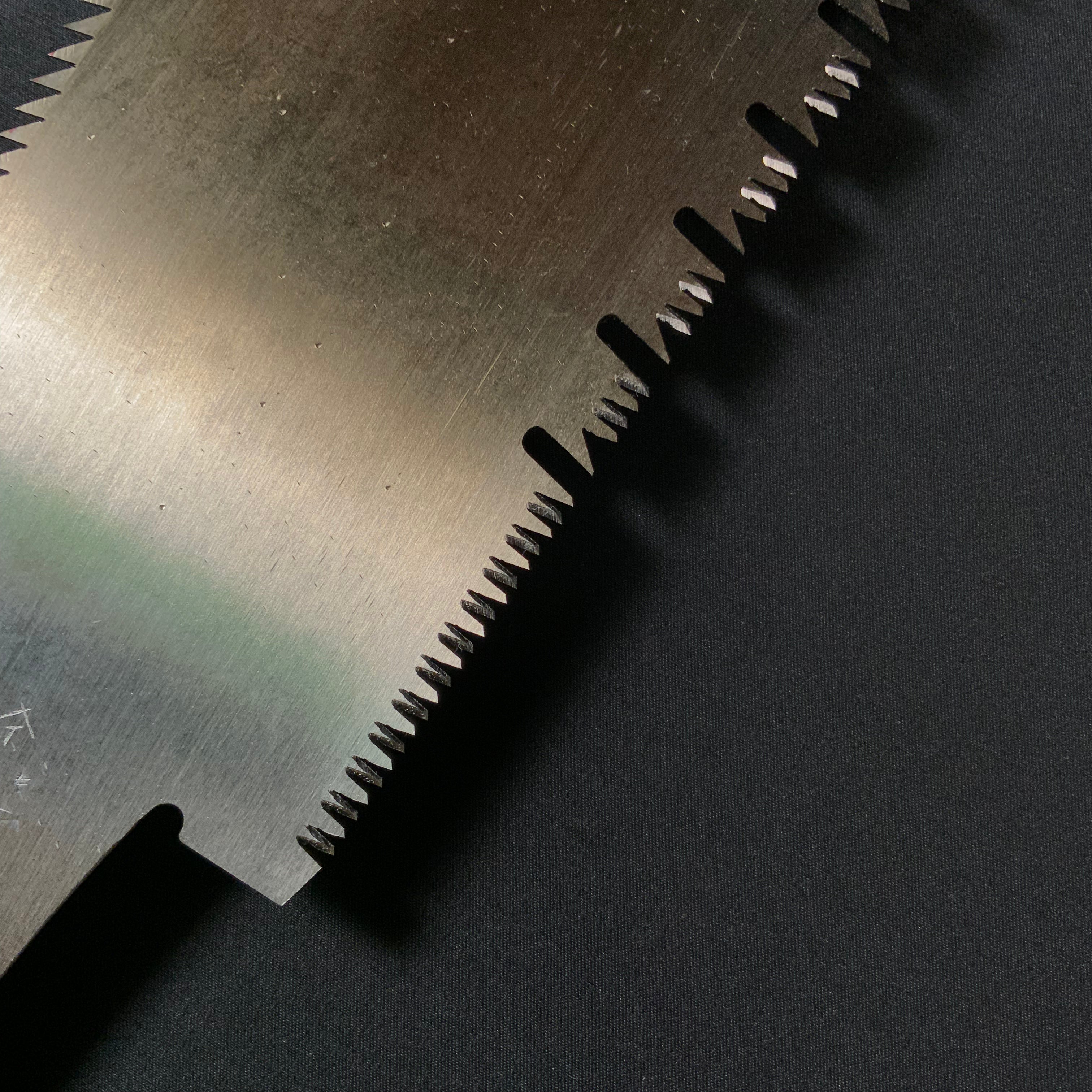 #228 Inosuke Nagakatsu Double Edge Saw Eddy Type Handles set For Soft Wood 伊之助 長勝鋸 渦巻き柄 両刃鋸 針葉材用 265mm