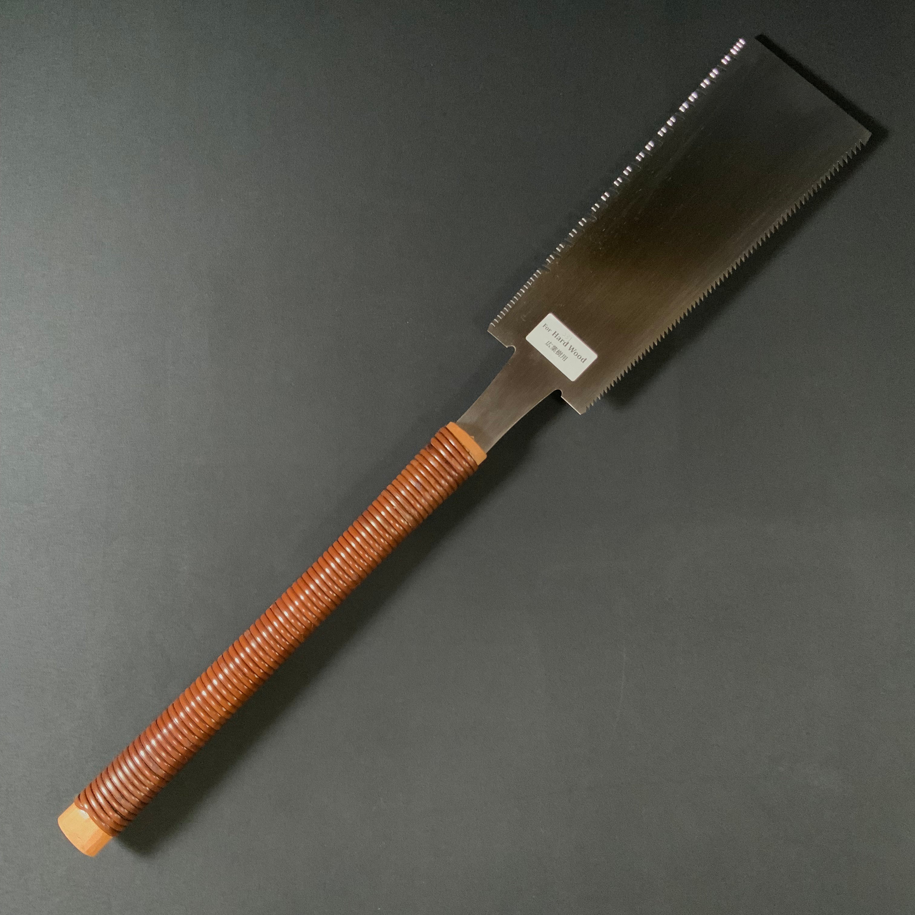 #231 Nagakatsu Double Edge Saw Eddy Type Handles set by Kurashige For Hard Wood 長勝鋸 渦巻き柄 両刃鋸 240mm