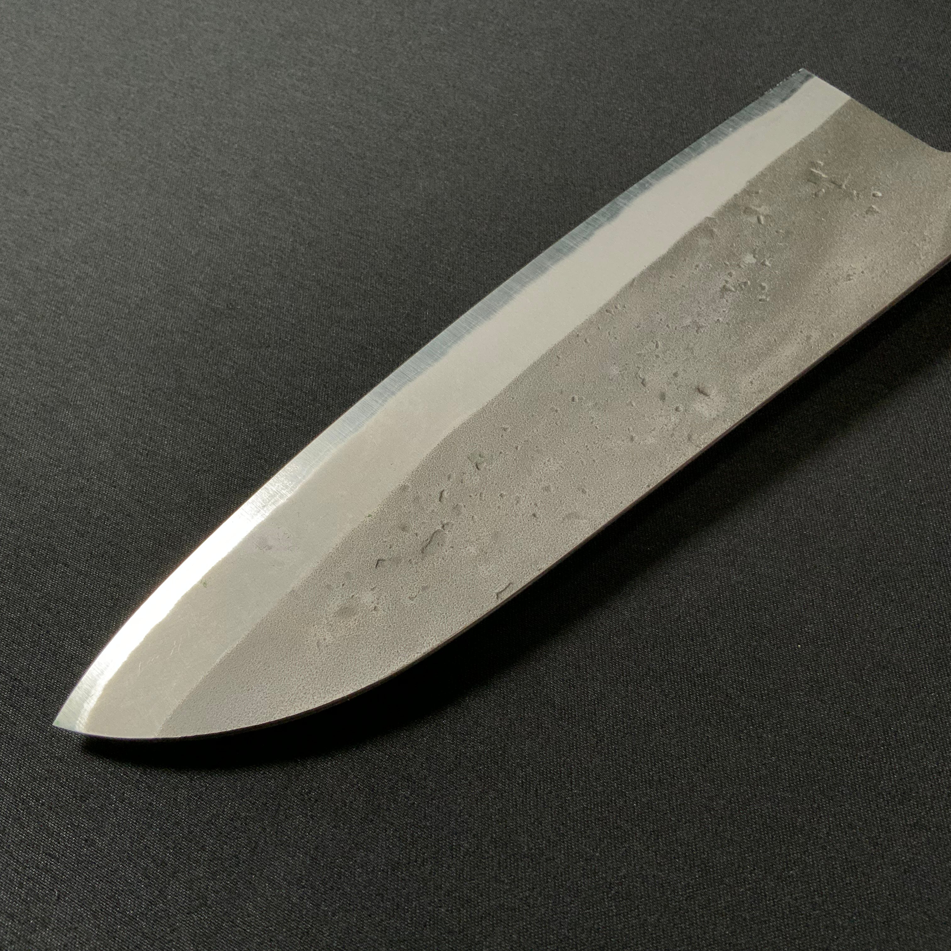 梨地 三徳包丁 青紙付 165mm Santoku Bocho with blue steel