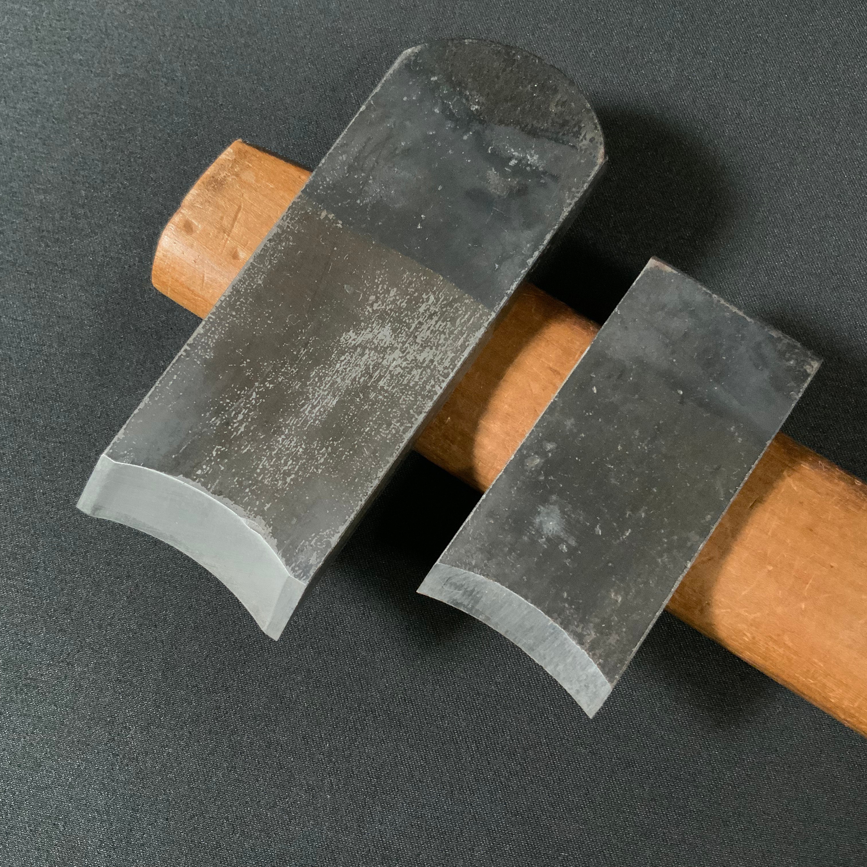 Rounding Plane Blue Steel (Uchimaru Kanna) made by Komori 小森作 内丸鉋合付 青紙鋼