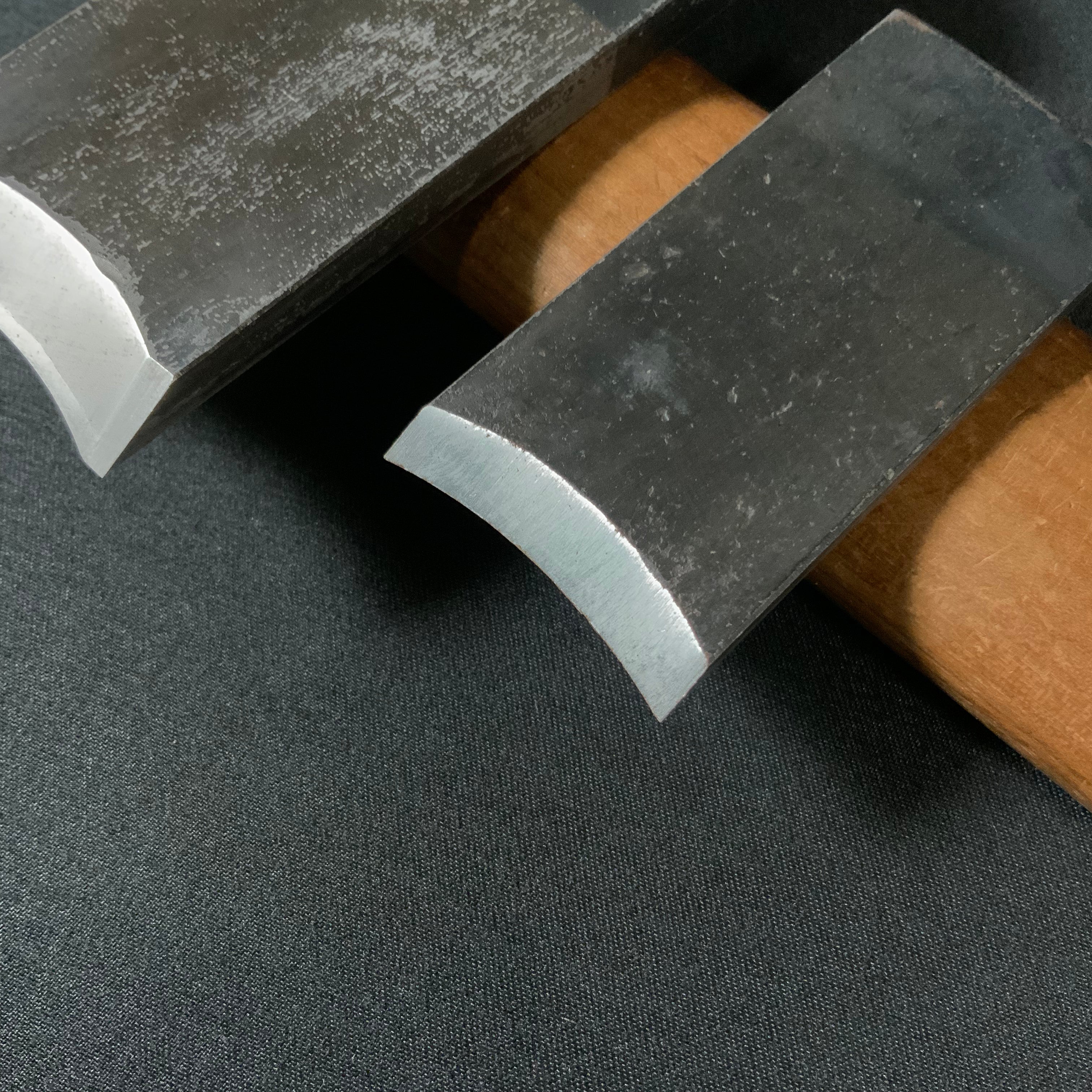 Rounding Plane Blue Steel (Uchimaru Kanna) made by Komori 小森作 内丸鉋合付 青紙鋼