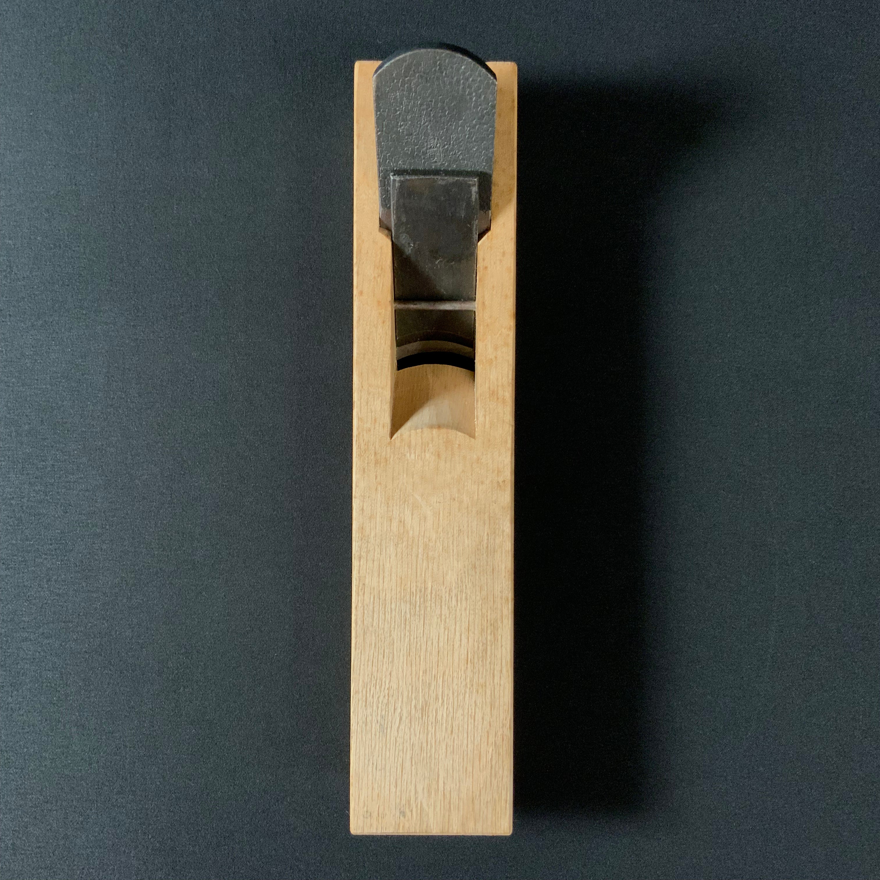 Rounding Plane Blue Steel (Uchimaru Kanna) made by Komori 小森作 内丸鉋合付 青紙鋼