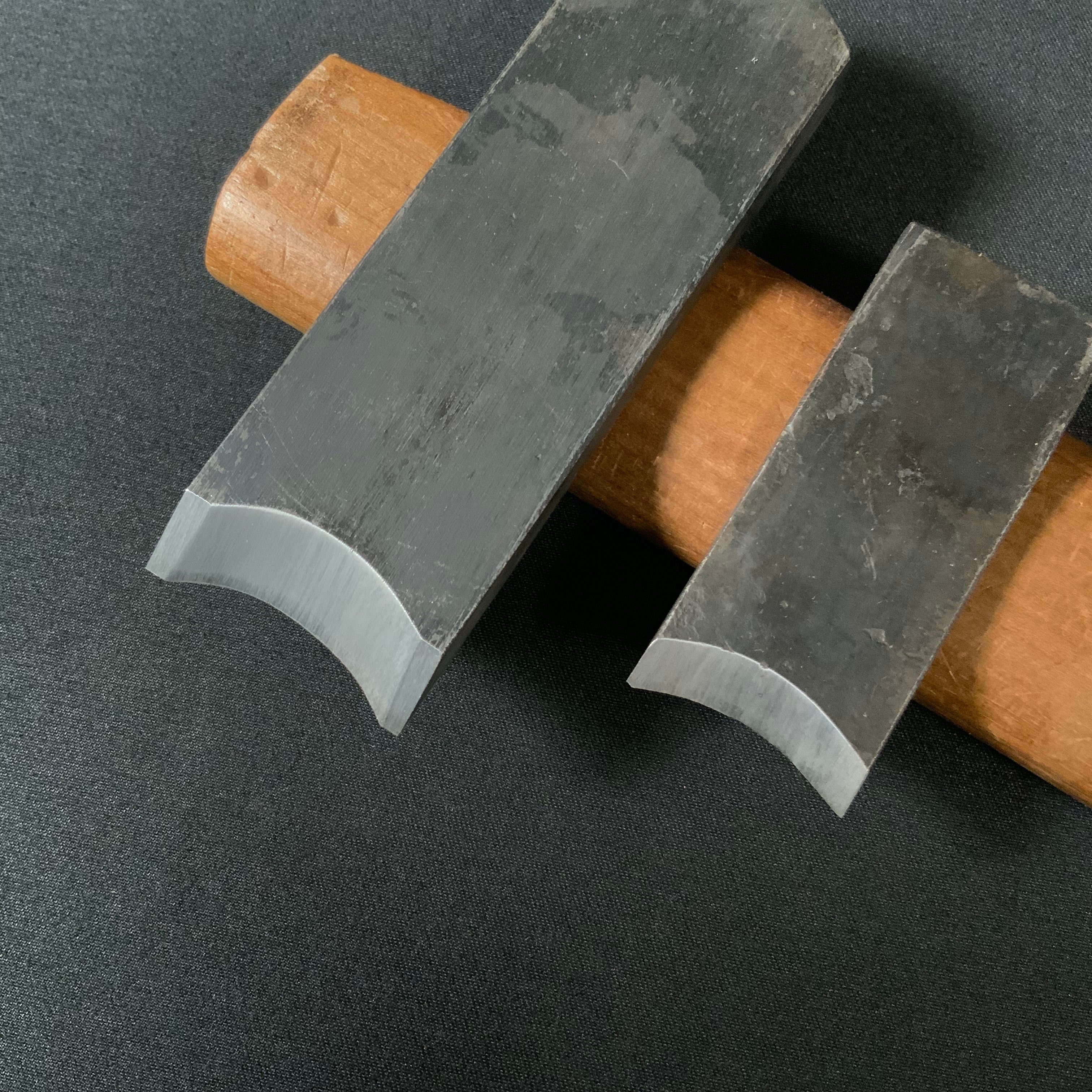 Rounding Plane Blue Steel (Uchimaru Kanna) made by Komori 小森作 内丸鉋合付 青紙鋼