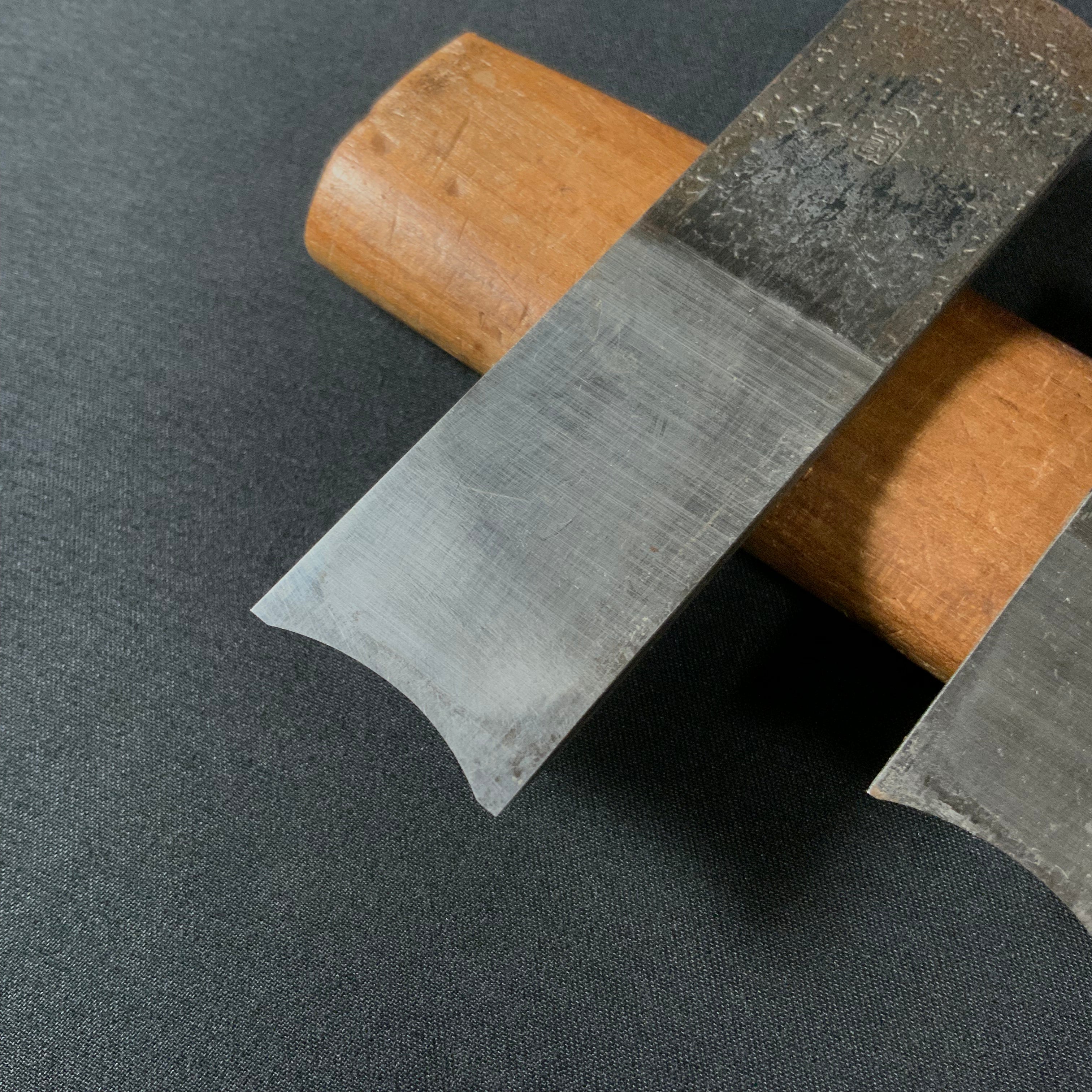 Rounding Plane Blue Steel (Uchimaru Kanna) made by Komori 小森作 内丸鉋合付 青紙鋼